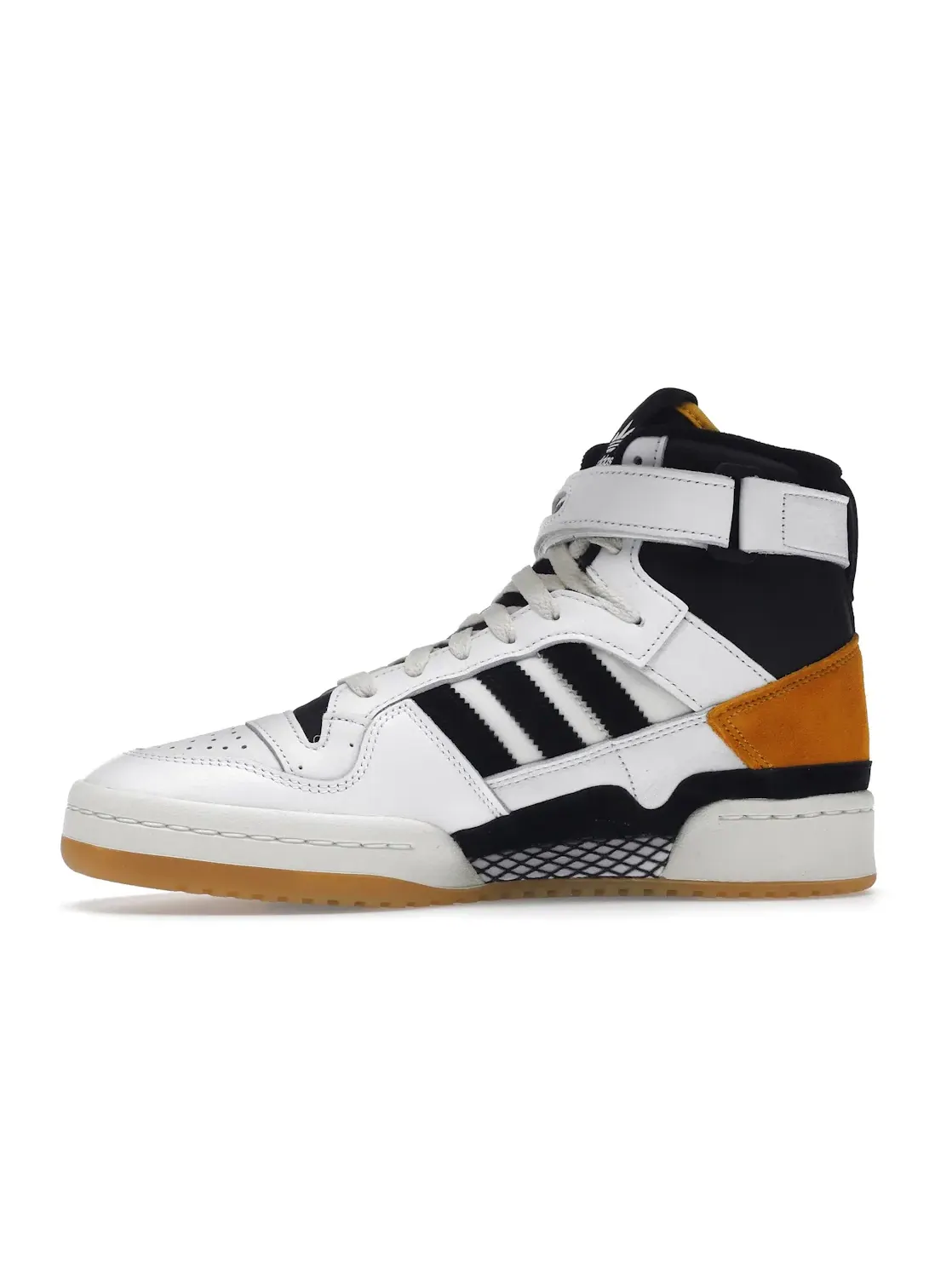 Мужские кроссовки с высоким верхом Adidas Forum 84 High BSTN Jugoplastika — изображение 3 из 4, белый/черный/золотистый