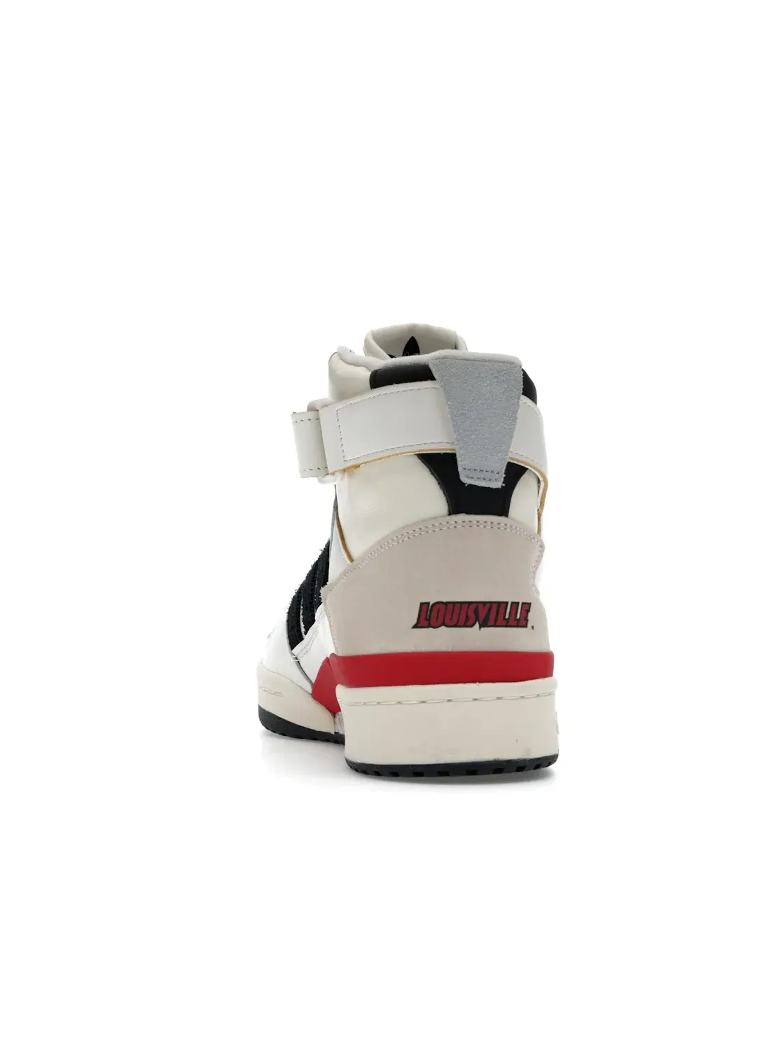Мужские кроссовки Lifestyle Adidas Forum 84 High Eric Emanuel Louisville Cardinals — изображение 4 из 4, белый черный красный