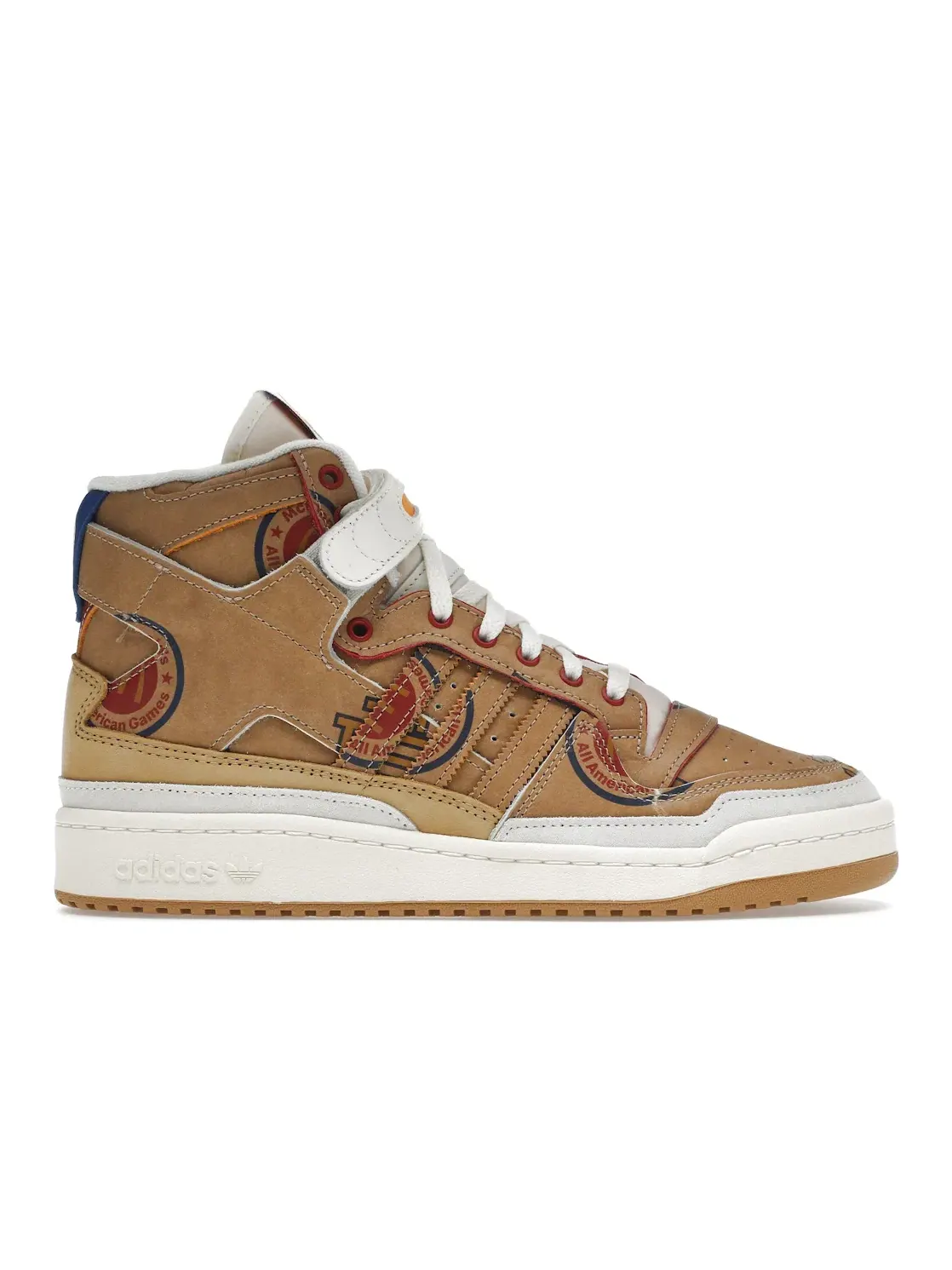 Мужские кроссовки Lifestyle Adidas Forum 84 High Eric Emanuel McDonald's All American — изображение 1 из 4, белый//синий