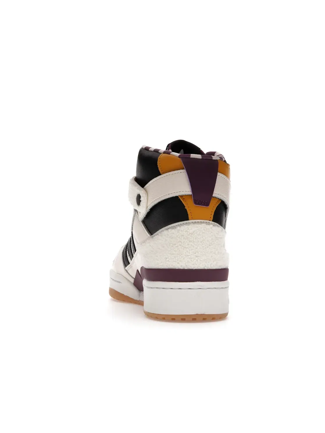 Мужские кроссовки с высоким верхом Adidas Forum 84 High — изображение 4 из 4, белый/черный/фиолетовый