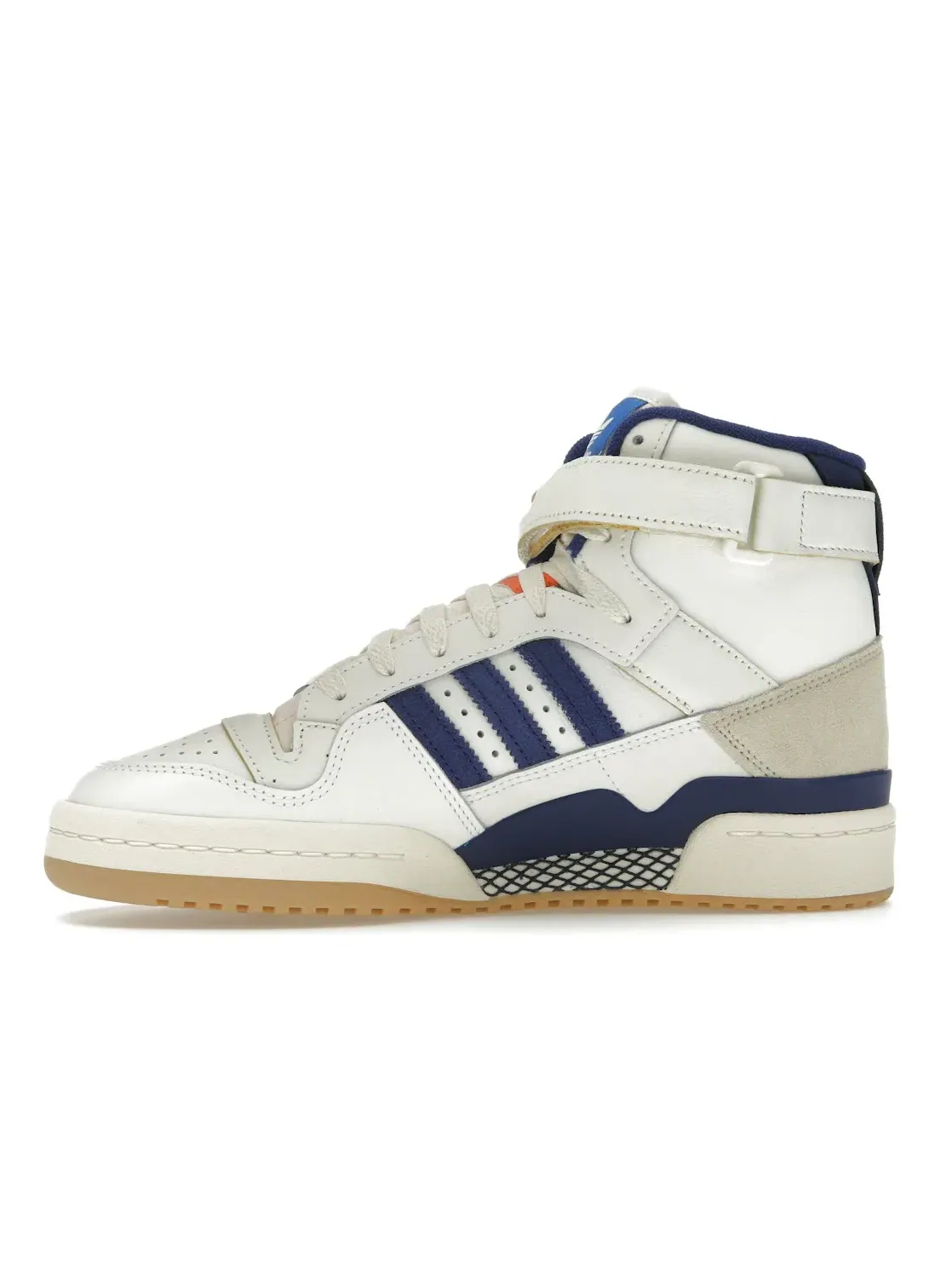 Мужские кроссовки lifestyle Adidas Forum 84 High — изображение 3 из 4, белый/синий/оранжевый
