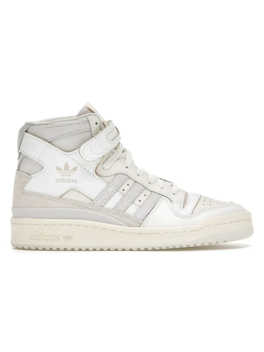 Мужские кроссовки с ремешком Adidas Forum 84 High — изображение 1 из 4, серый/серый/белый