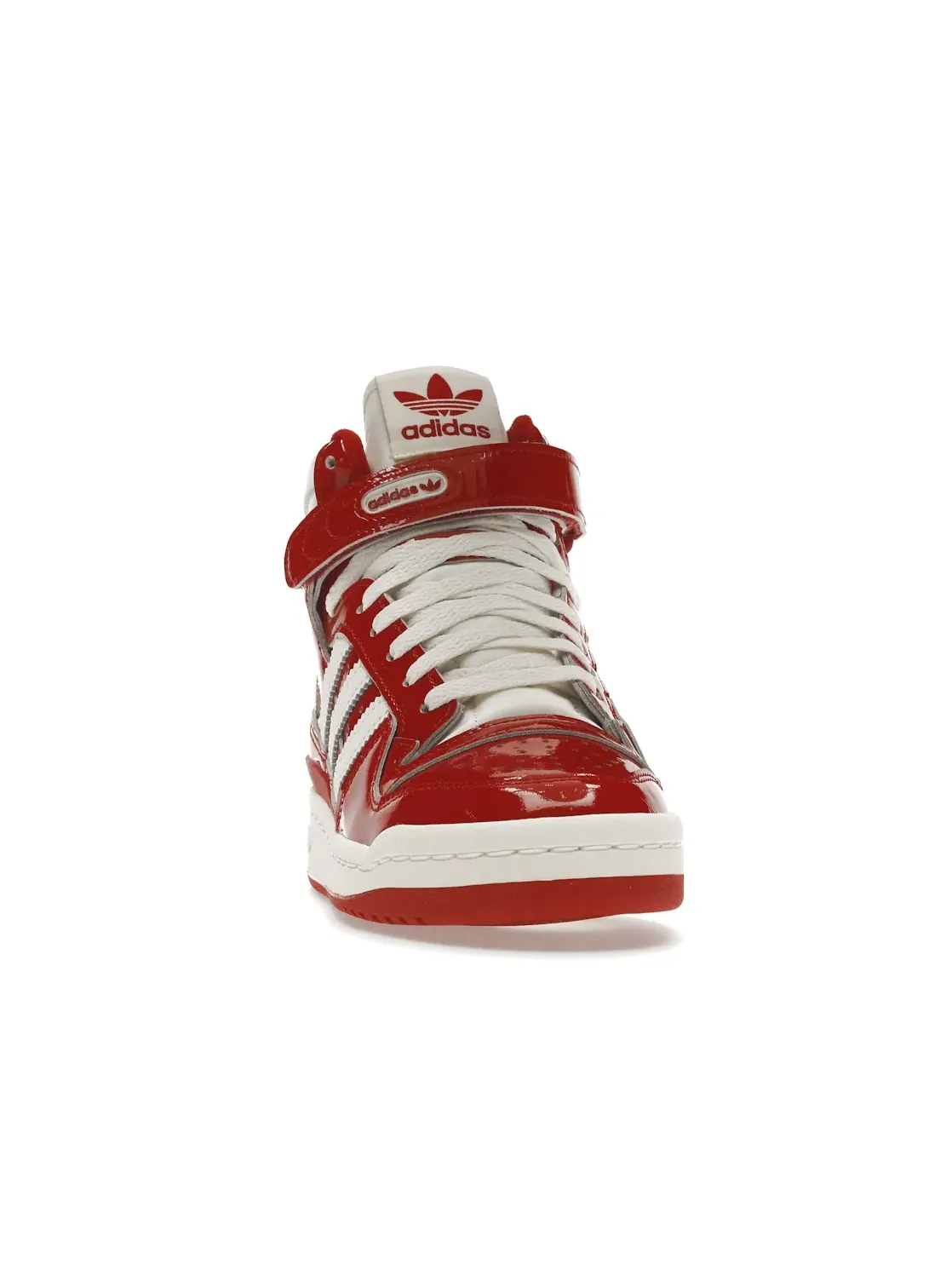 Мужские кроссовки с высоким верхом Adidas Forum 84 High — изображение 2 из 4, красный/белый