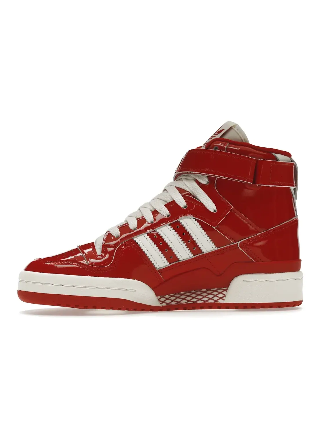 Мужские кроссовки с высоким верхом Adidas Forum 84 High — изображение 3 из 4, красный/белый