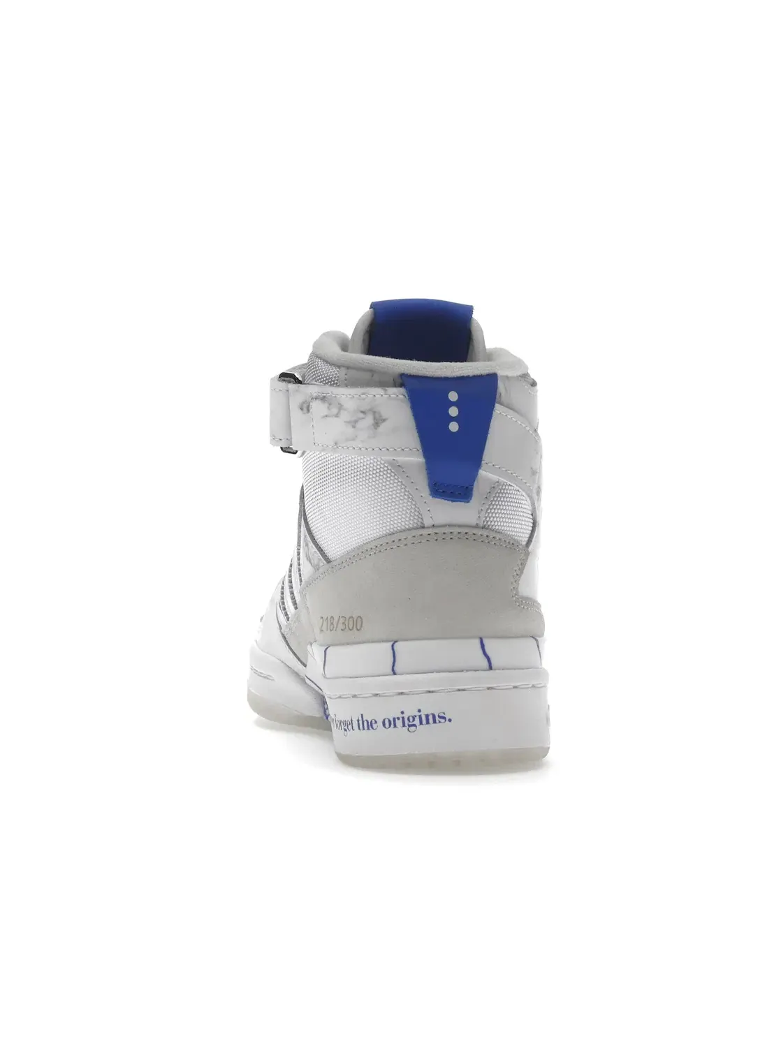 Мужские кроссовки Lifestyle с дизайном Kintsugi Adidas Forum 84 High, Marble/Knitsugi — изображение 4 из 4
