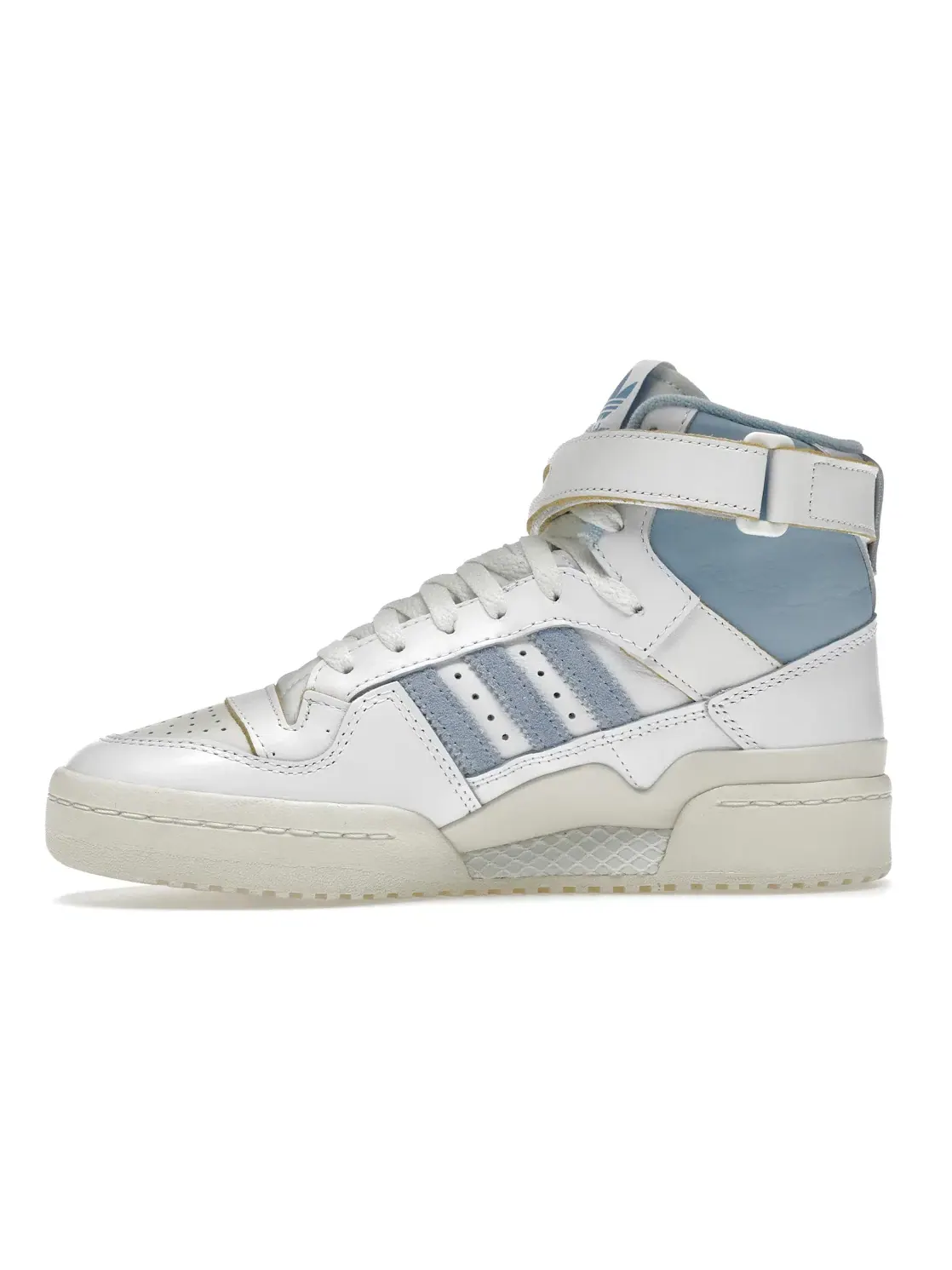 Мужские кроссовки Lifestyle с высоким верхом Adidas Forum 84 High — изображение 3 из 4, белый/светлый синий