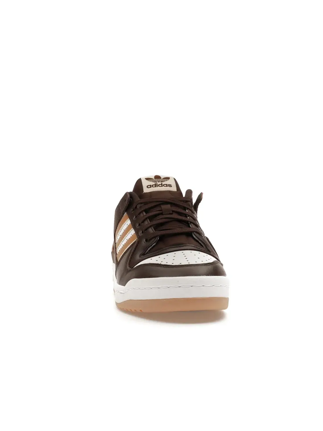 Мужские кроссовки Lifestyle Adidas Forum 84 Low ADV — изображение 2 из 4, темный коричневый//белый