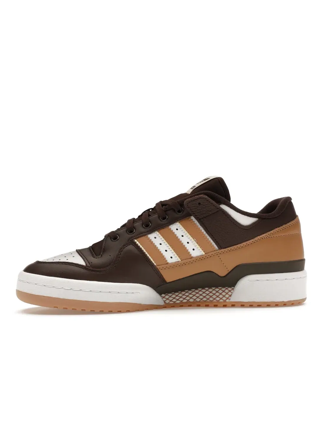 Мужские кроссовки Lifestyle Adidas Forum 84 Low ADV — изображение 3 из 4, темный коричневый//белый