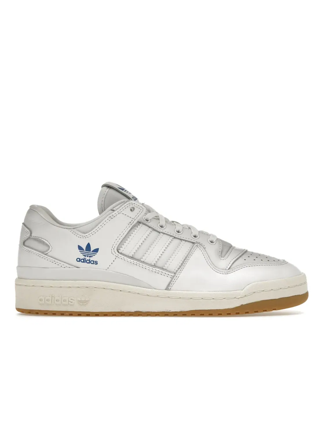 Мужские кроссовки lifestyle Adidas Forum 84 Low ADV — изображение 1 из 4, белый/белый/синий