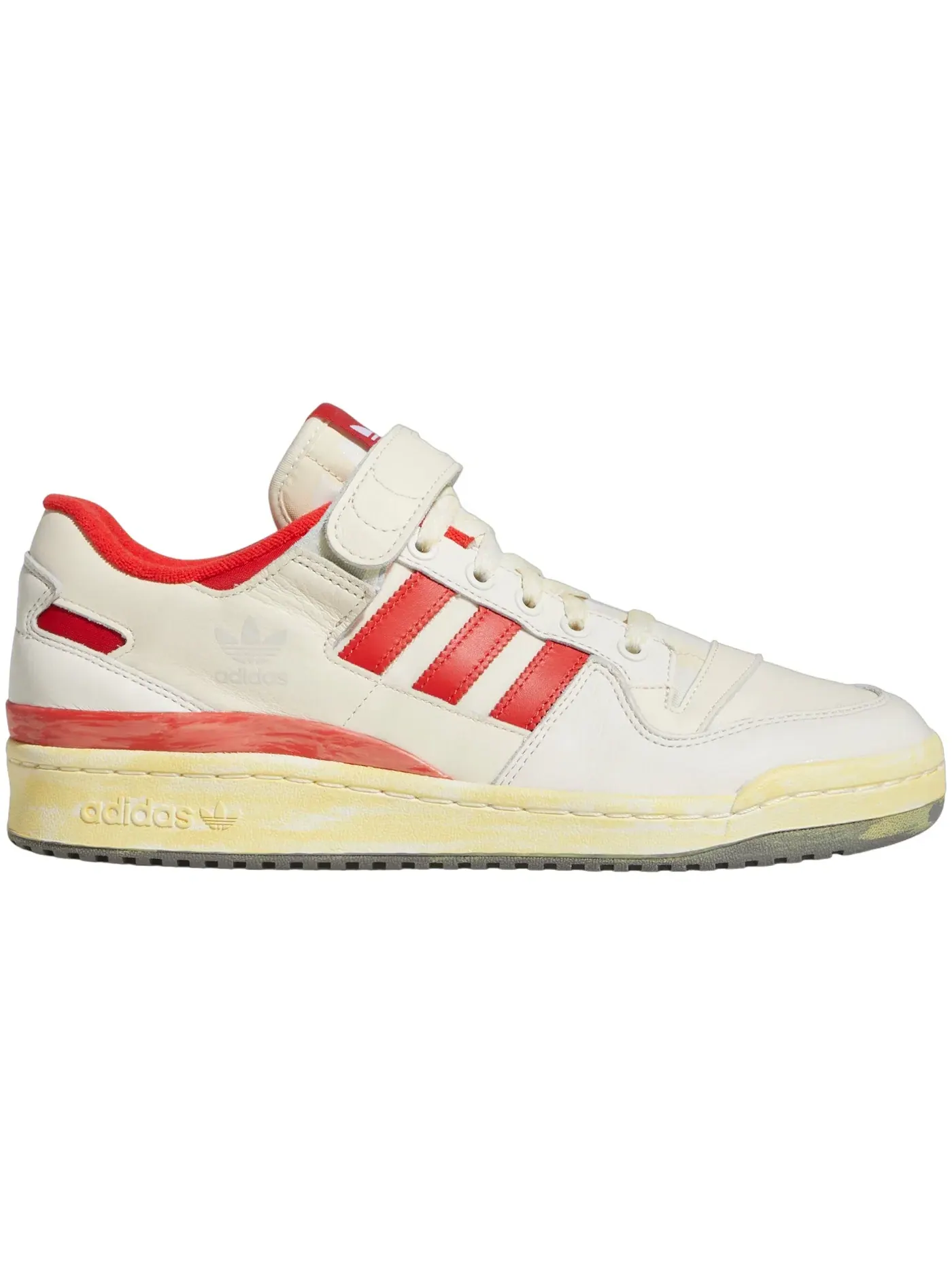 Мужские кроссовки Lifestyle Adidas Forum 84 Low AEC — изображение 1 из 1, белый/красный/белый