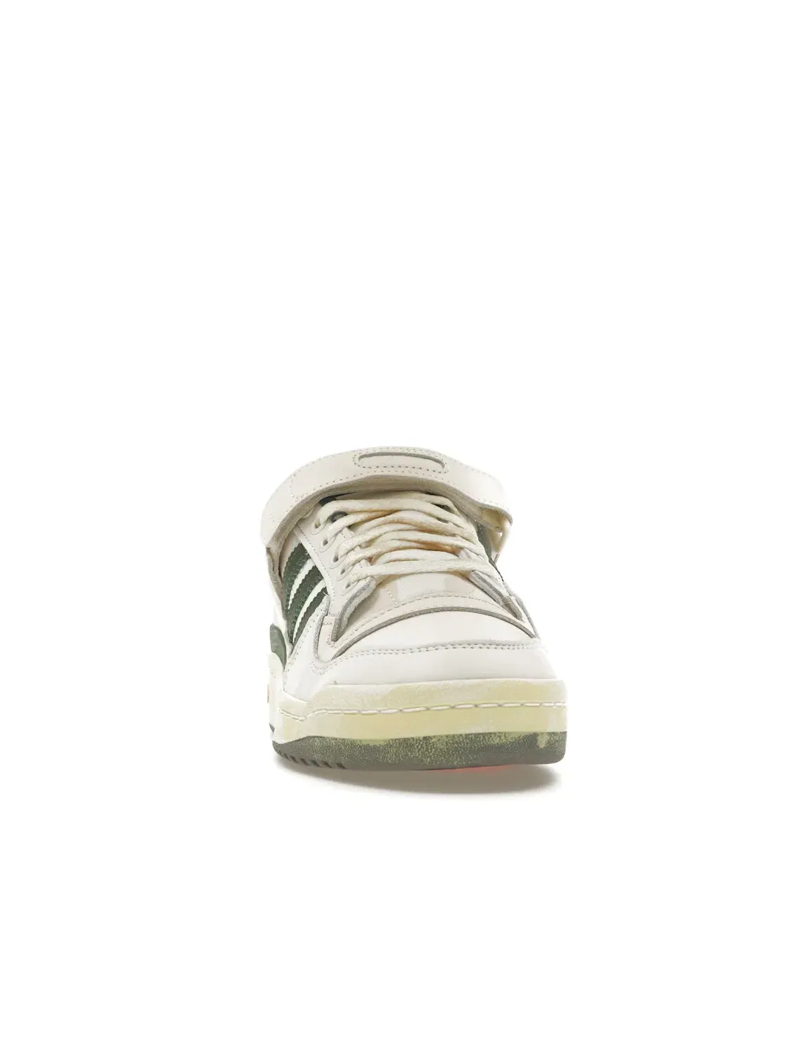 Мужские кроссовки Lifestyle Adidas Forum 84 Low AEC — изображение 2 из 4, белый/зеленый/белый