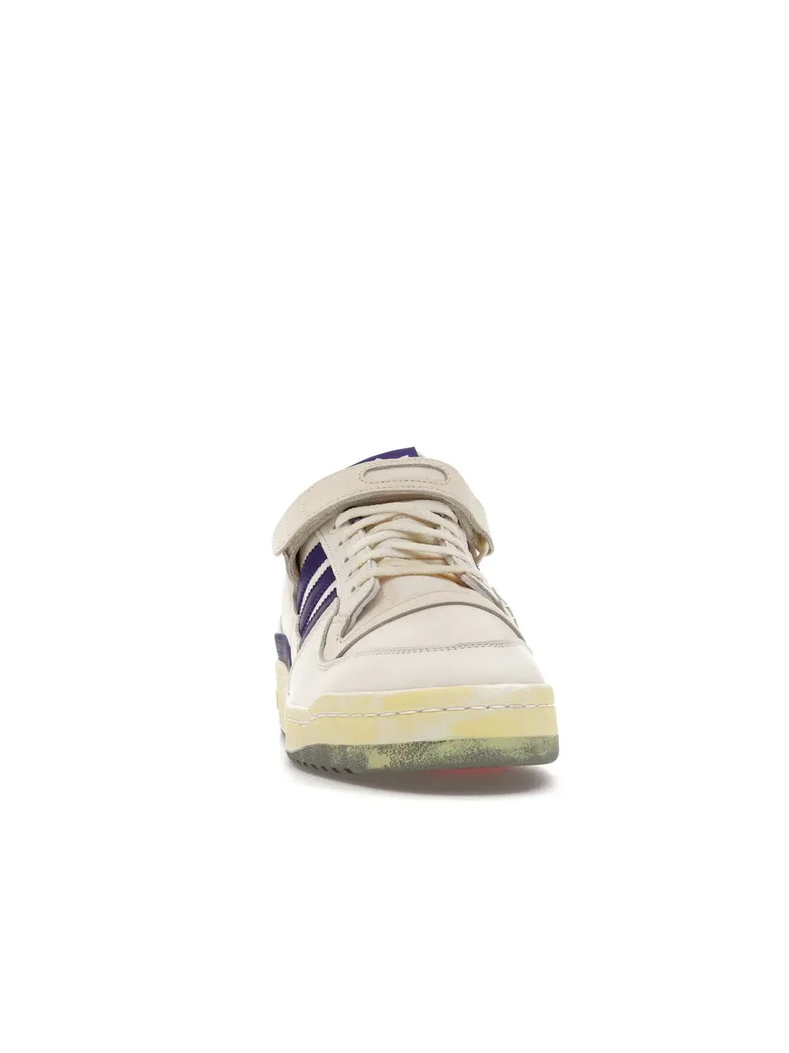 Мужские кроссовки Lifestyle Adidas Forum 84 Low AEC — изображение 2 из 4, белый/фиолетовый/белый
