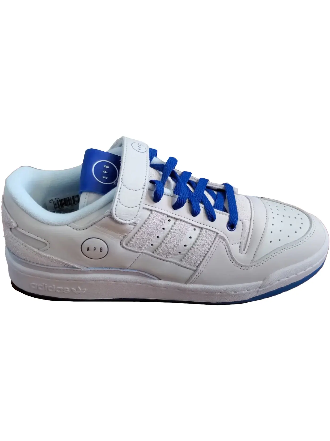 Мужские кроссовки Lifestyle Adidas Forum 84 Low APB — изображение 1 из 1, белый/синий