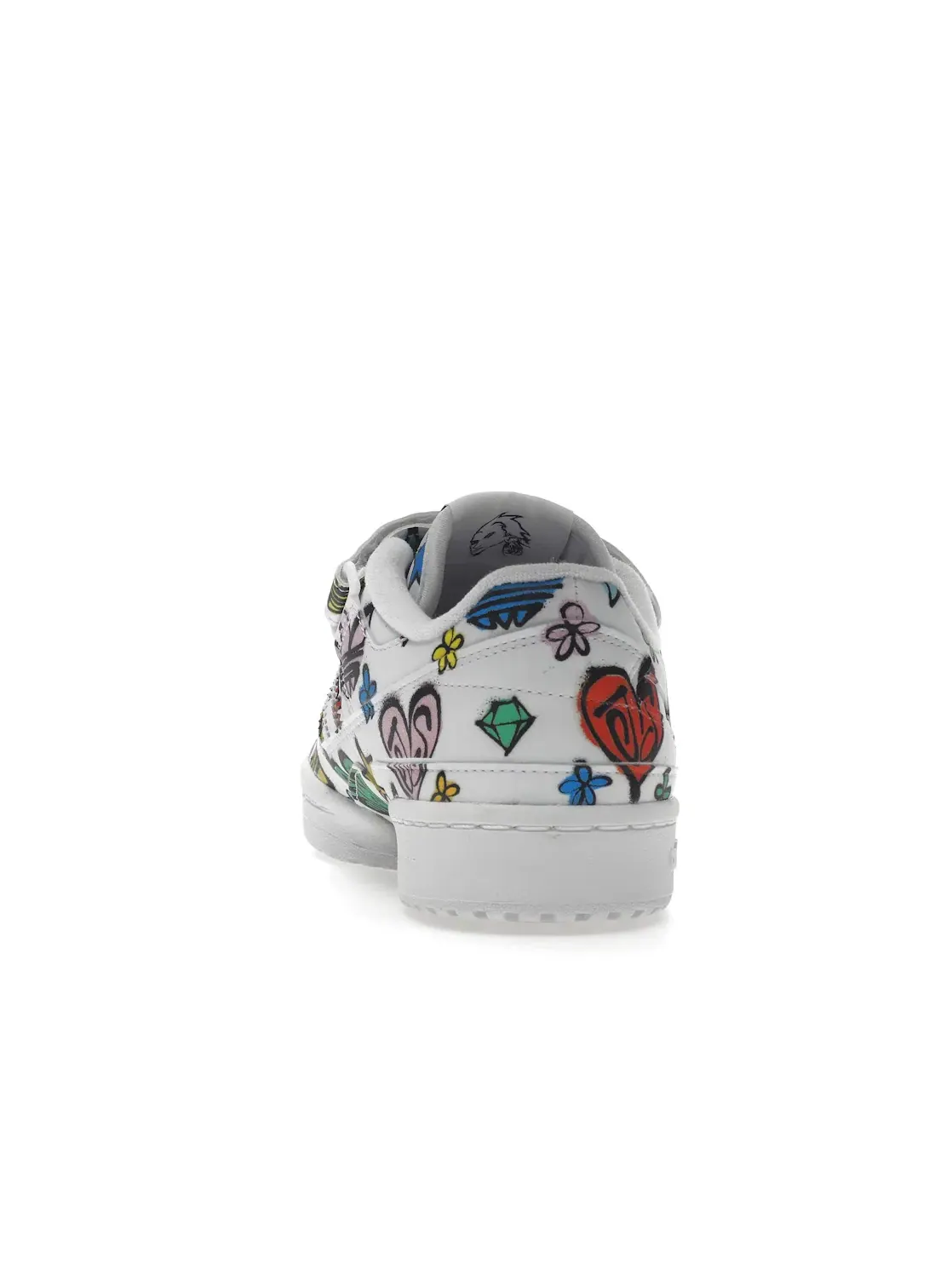 Мужские кроссовки Lifestyle с дизайном Jeremy Scott Monogram Graffiti Adidas Forum 84 Low — изображение 4 из 4