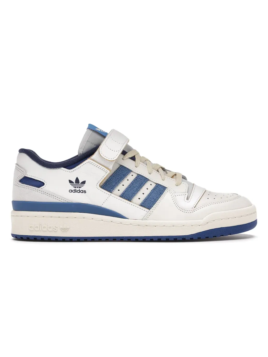 Мужские кроссовки Lifestyle с регулируемым ремешком Adidas Forum 84 Low OG — изображение 1 из 4, белый/синий/белый