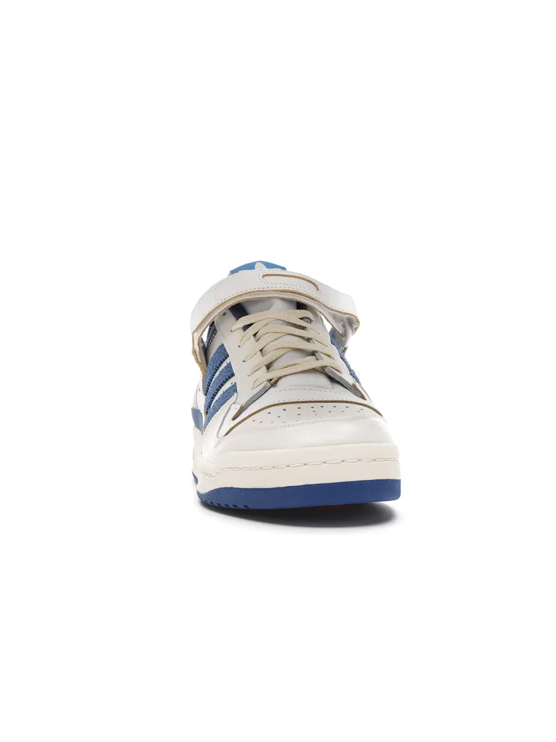 Мужские кроссовки Lifestyle с регулируемым ремешком Adidas Forum 84 Low OG — изображение 2 из 4, белый/синий/белый