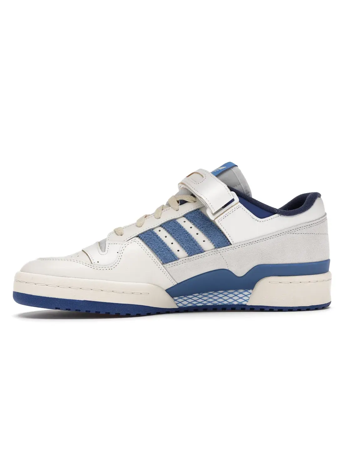 Мужские кроссовки Lifestyle с регулируемым ремешком Adidas Forum 84 Low OG — изображение 3 из 4, белый/синий/белый