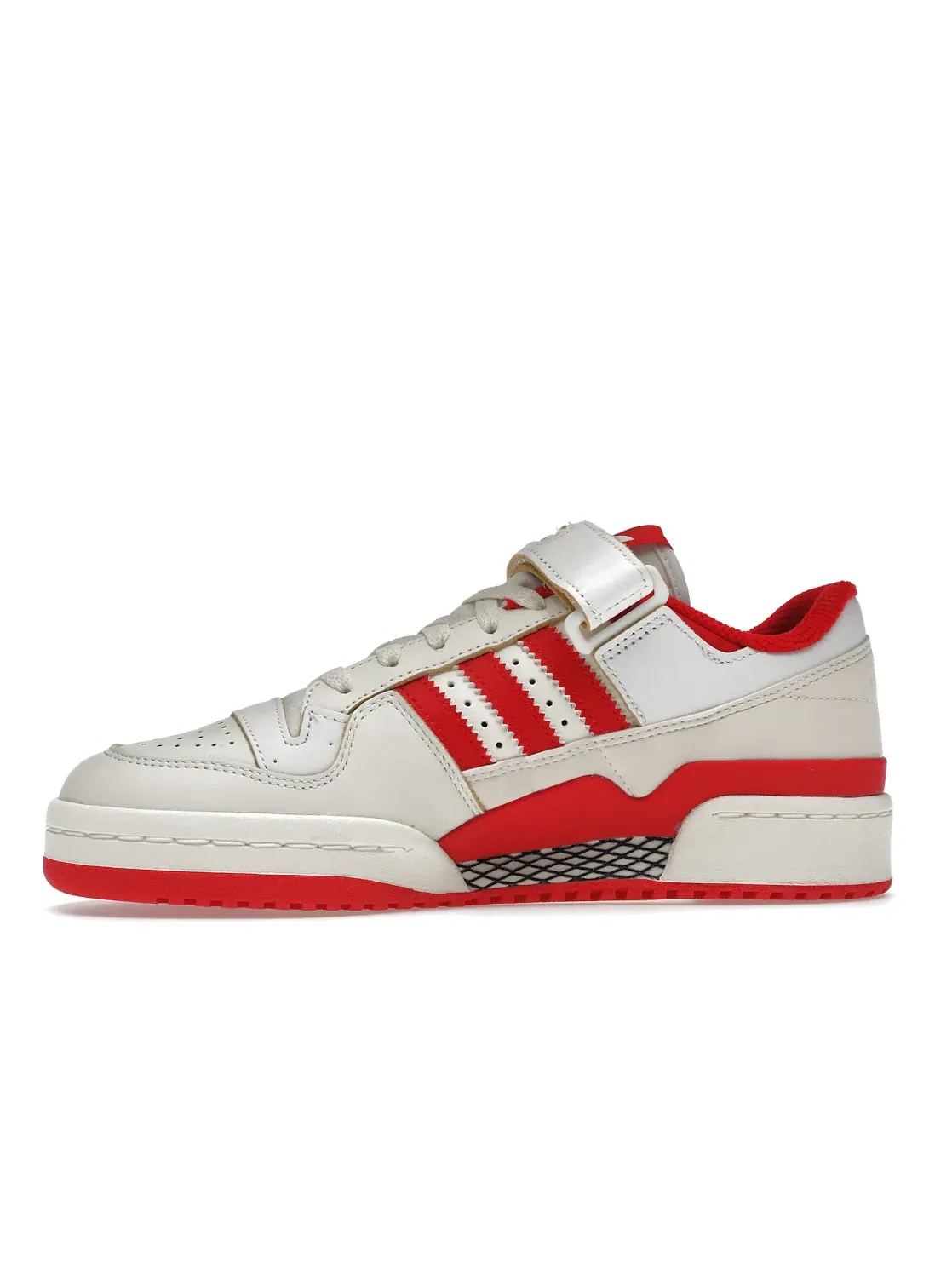 Женские кроссовки с ремешком Adidas Forum 84 Low — изображение 3 из 4, белый/красный/белый