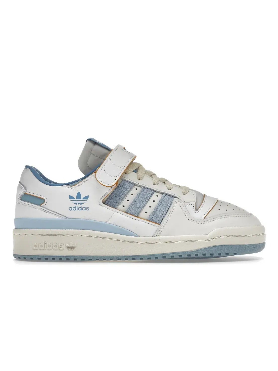 Мужские кроссовки с кожаным верхом Adidas Forum 84 Low — изображение 1 из 4, белый/синий/кремовый