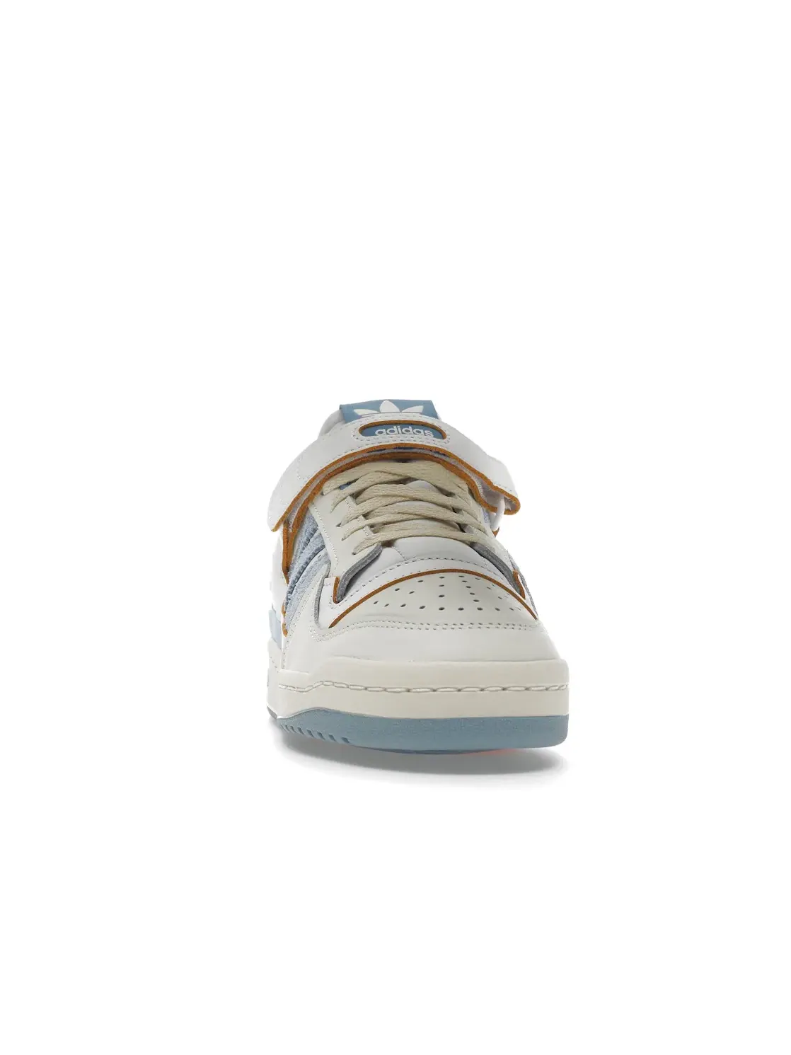 Мужские кроссовки с кожаным верхом Adidas Forum 84 Low — изображение 2 из 4, белый/синий/кремовый