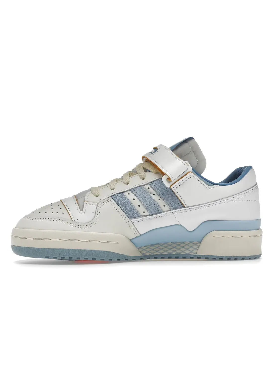 Мужские кроссовки с кожаным верхом Adidas Forum 84 Low — изображение 3 из 4, белый/синий/кремовый