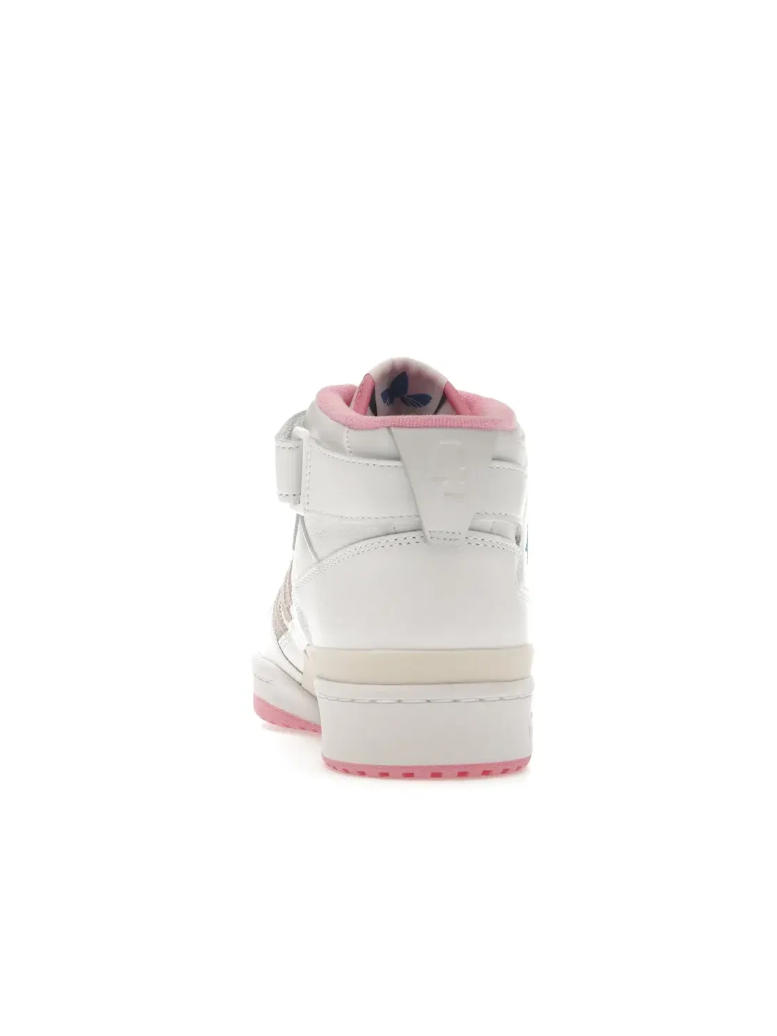 Мужские кроссовки Lifestyle Adidas Forum 84 Mid ADV — изображение 4 из 4, белый/белый/розовый