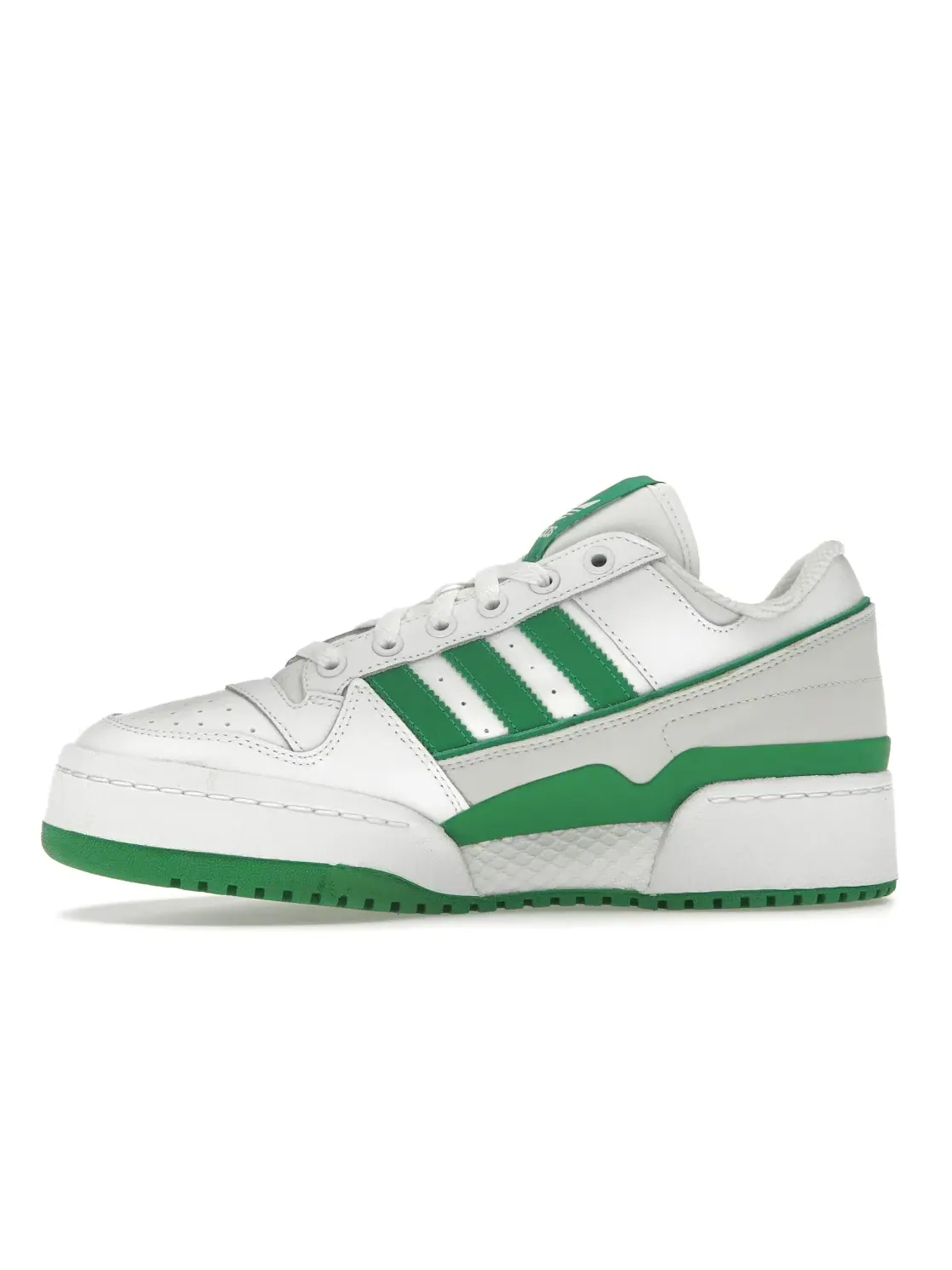 Женские кроссовки Lifestyle с высоким верхом Adidas Forum Bold — изображение 3 из 4, белый/зеленый/серый