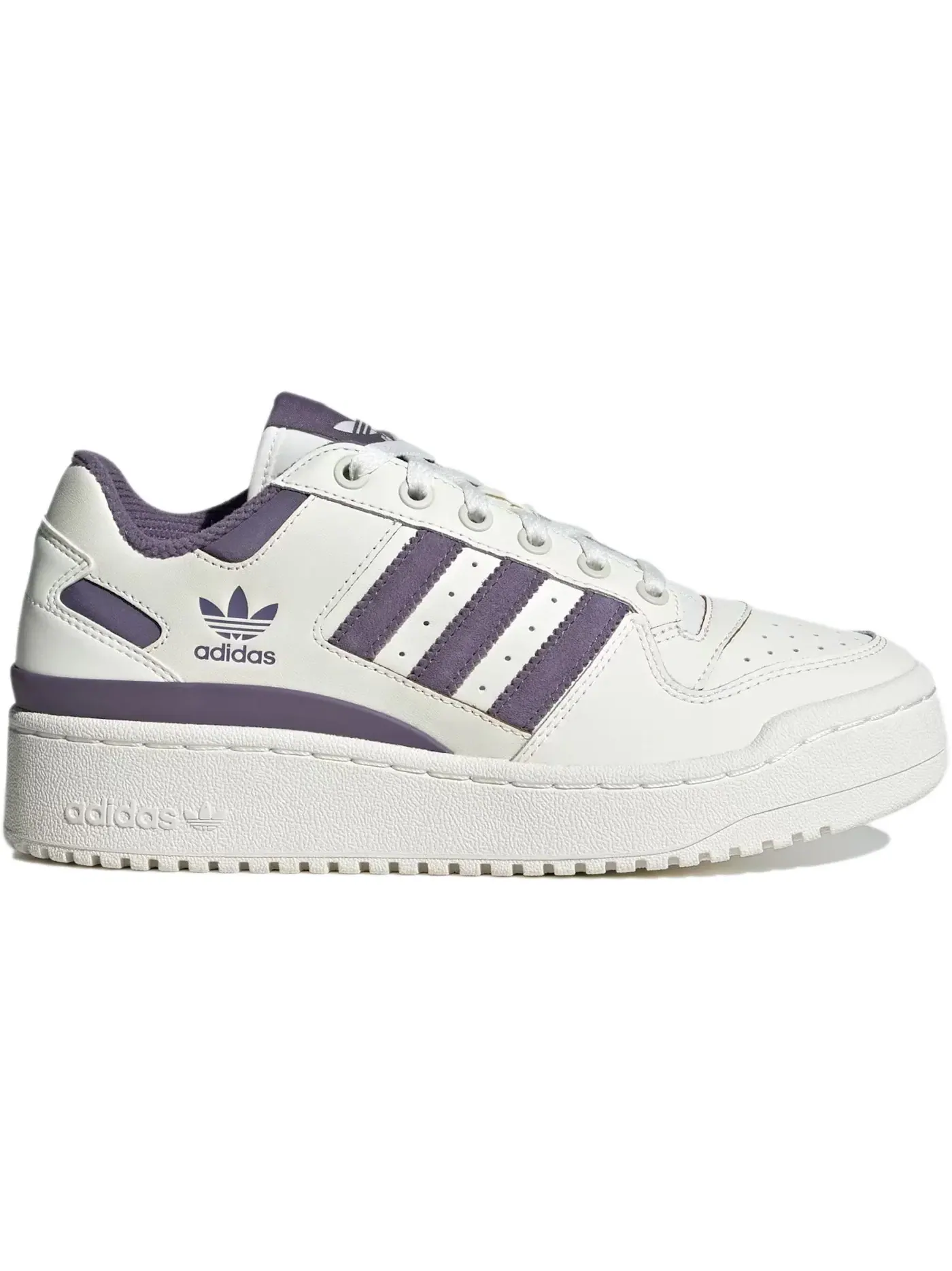 Женские кроссовки Lifestyle Adidas Forum Bold — изображение 1 из 1, белый/фиолетовый/белый