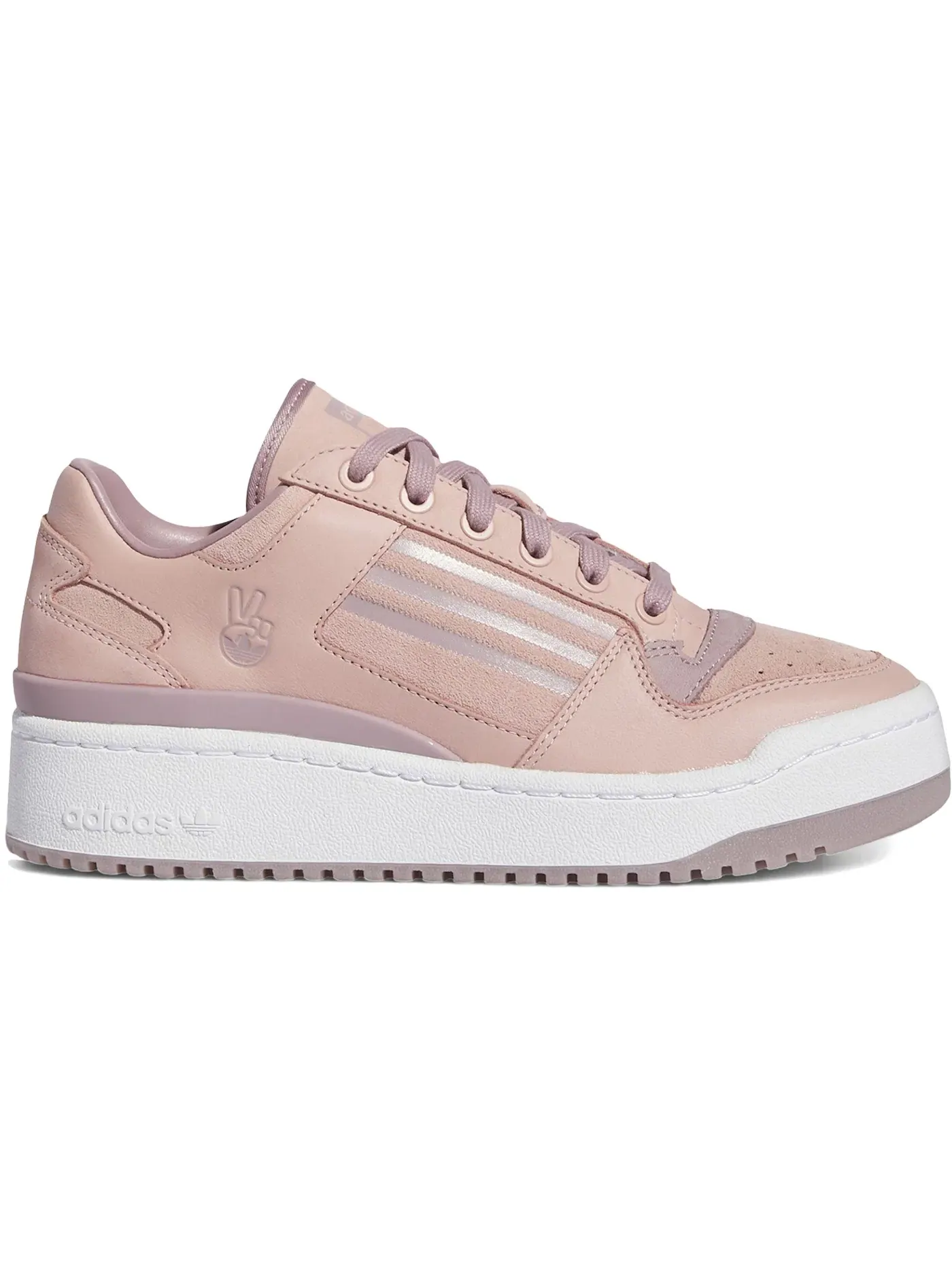 Женские кроссовки Lifestyle с платформой Adidas Forum Bold — изображение 1 из 1, белый