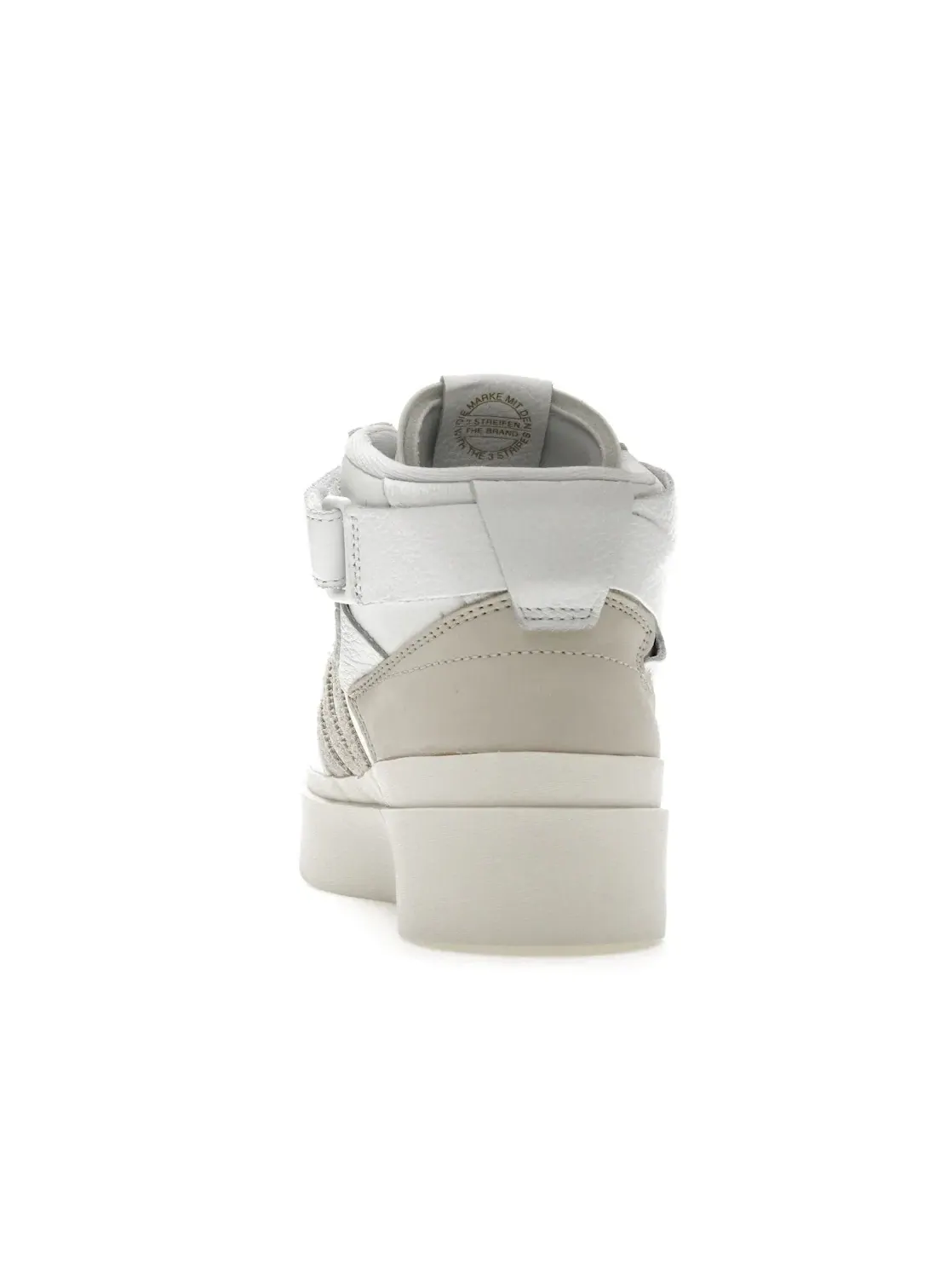 Женские кроссовки Lifestyle с высоким берцем Adidas Forum Bonega Mid Adidas — изображение 4 из 4, белый/серый