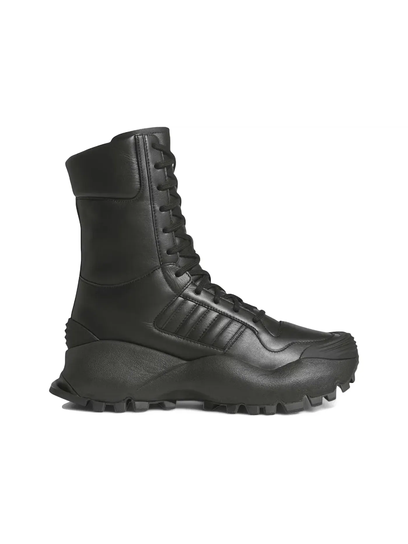 Мужские ботинки с высоким берцем Adidas Forum Boot Mid — изображение 1 из 1, черный черный