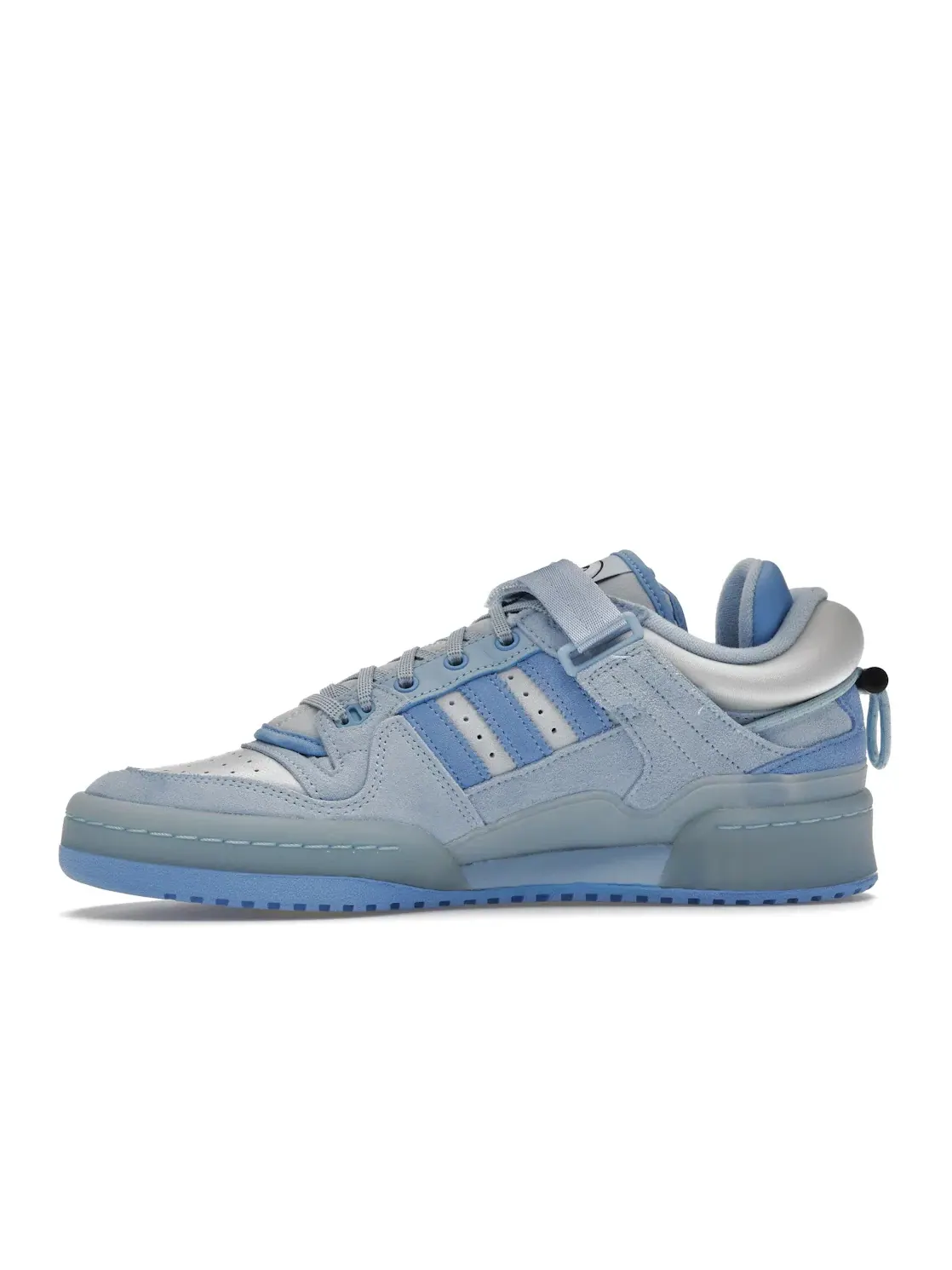 Мужские кроссовки Lifestyle с металлической пряжкой Adidas Forum Buckle Low Bad Bunny — изображение 3 из 4, синий синий синий
