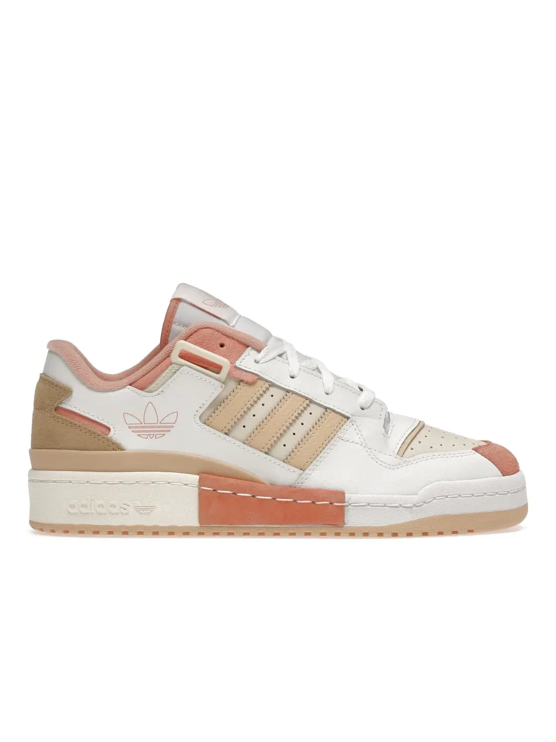 Мужские кроссовки на шнуровке Adidas Forum Exhibit Low — изображение 1 из 4, белый/кремовый белый