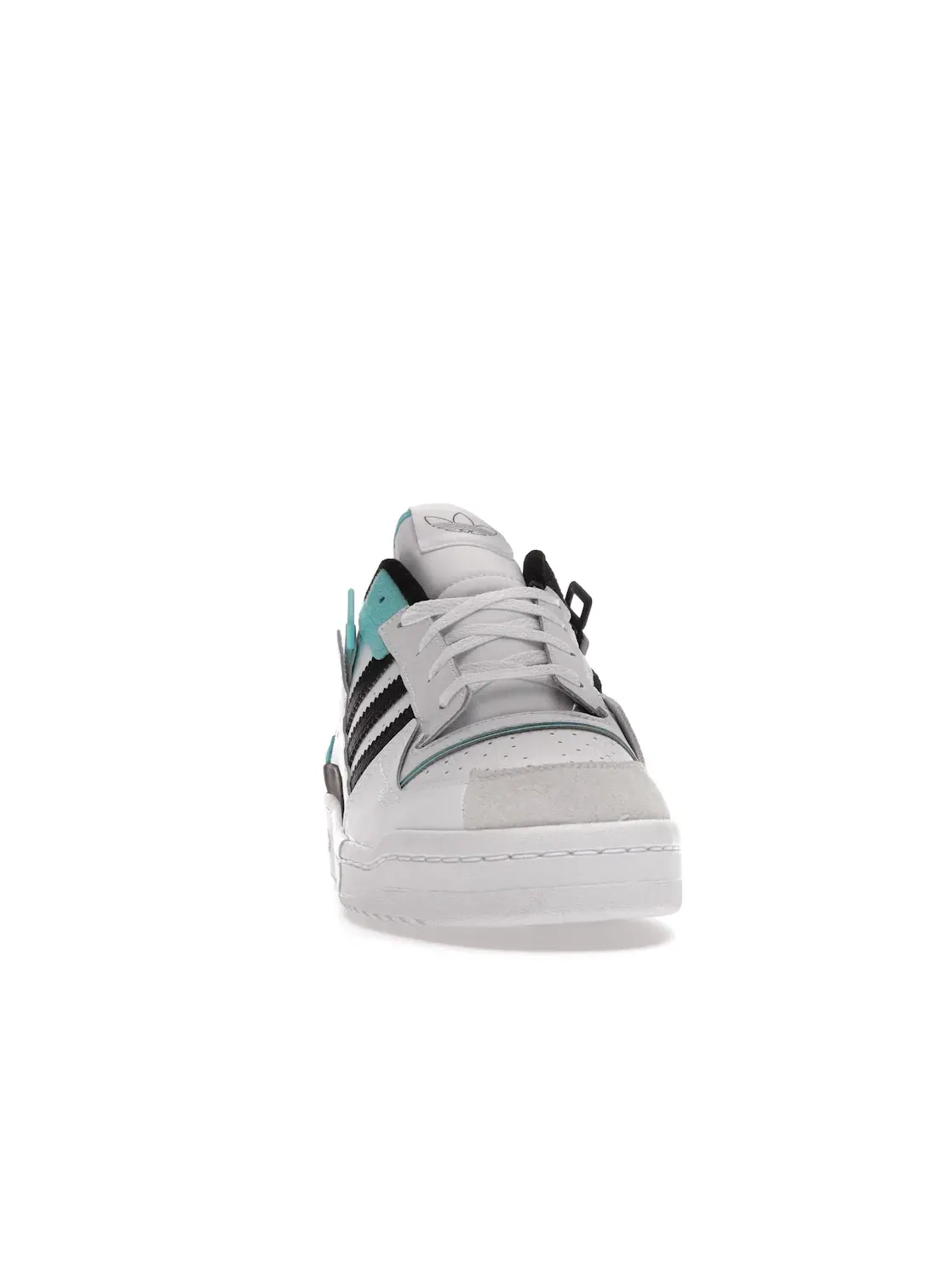 Мужские кроссовки Lifestyle с низким верхом Adidas Forum Exhibit Low — изображение 2 из 4, белый/черный/голубой