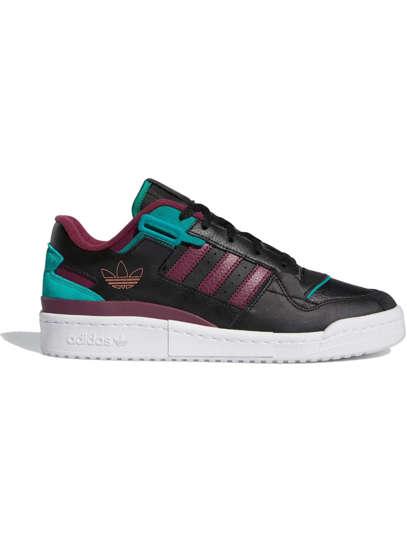 Мужские кроссовки Lifestyle Adidas Forum Exhibit Low — изображение 1 из 1, черный//зеленый