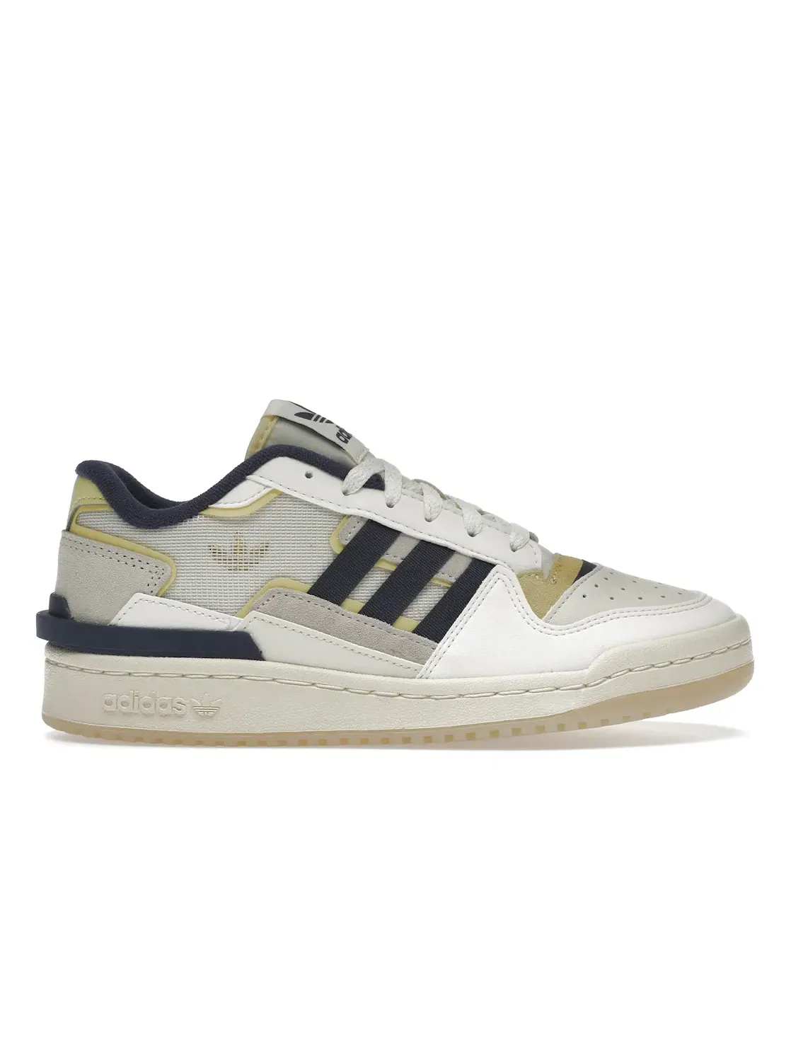 Мужские кроссовки lifestyle Adidas Forum Exhibit Low — изображение 1 из 4, белый/темно-синий/белый