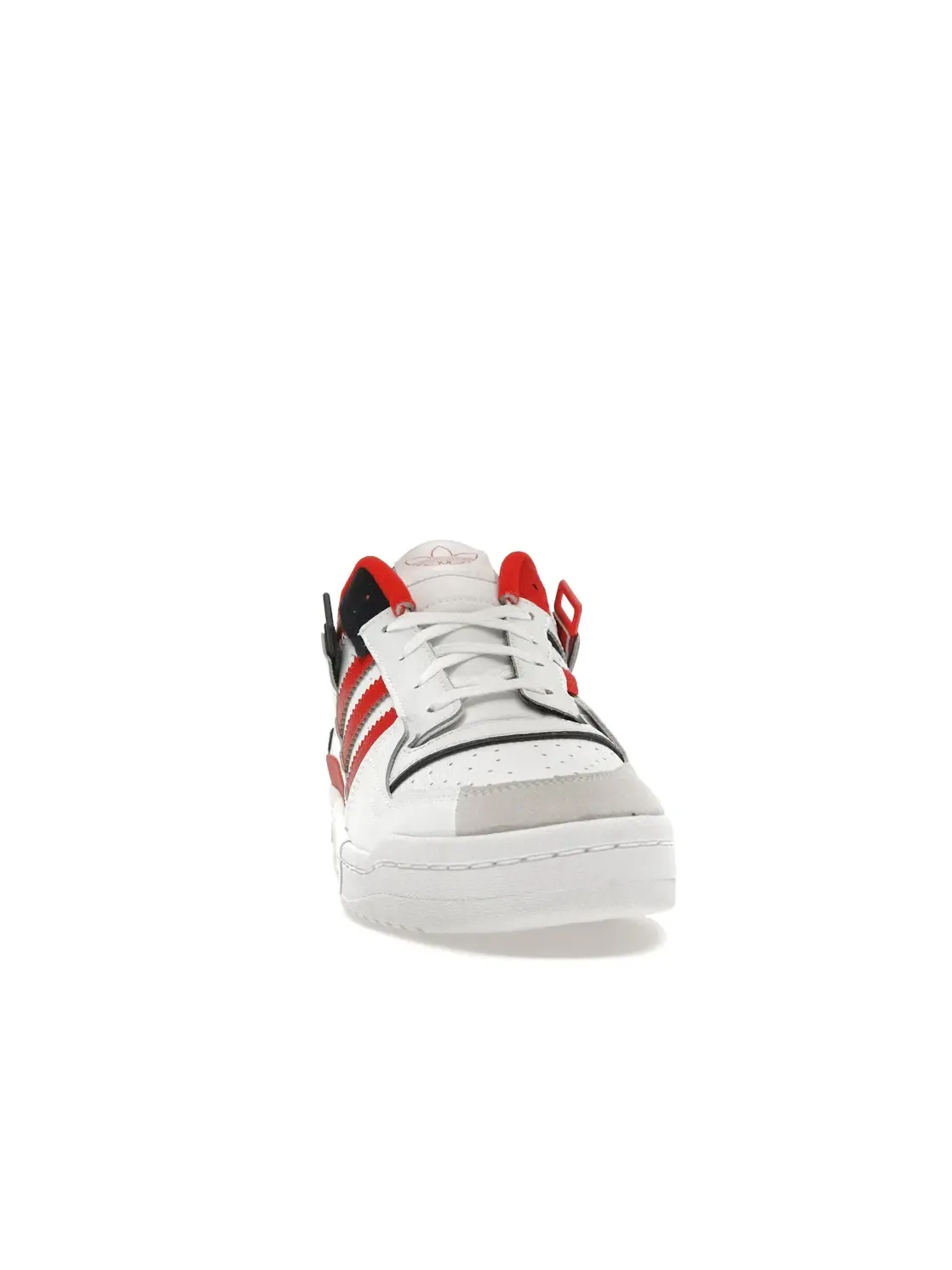 Мужские кроссовки повседневные Adidas Forum Exhibit Low — изображение 2 из 4, белый/красный