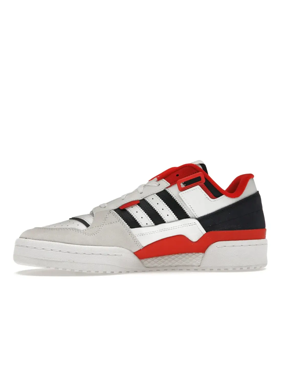 Мужские кроссовки повседневные Adidas Forum Exhibit Low — изображение 3 из 4, белый/красный