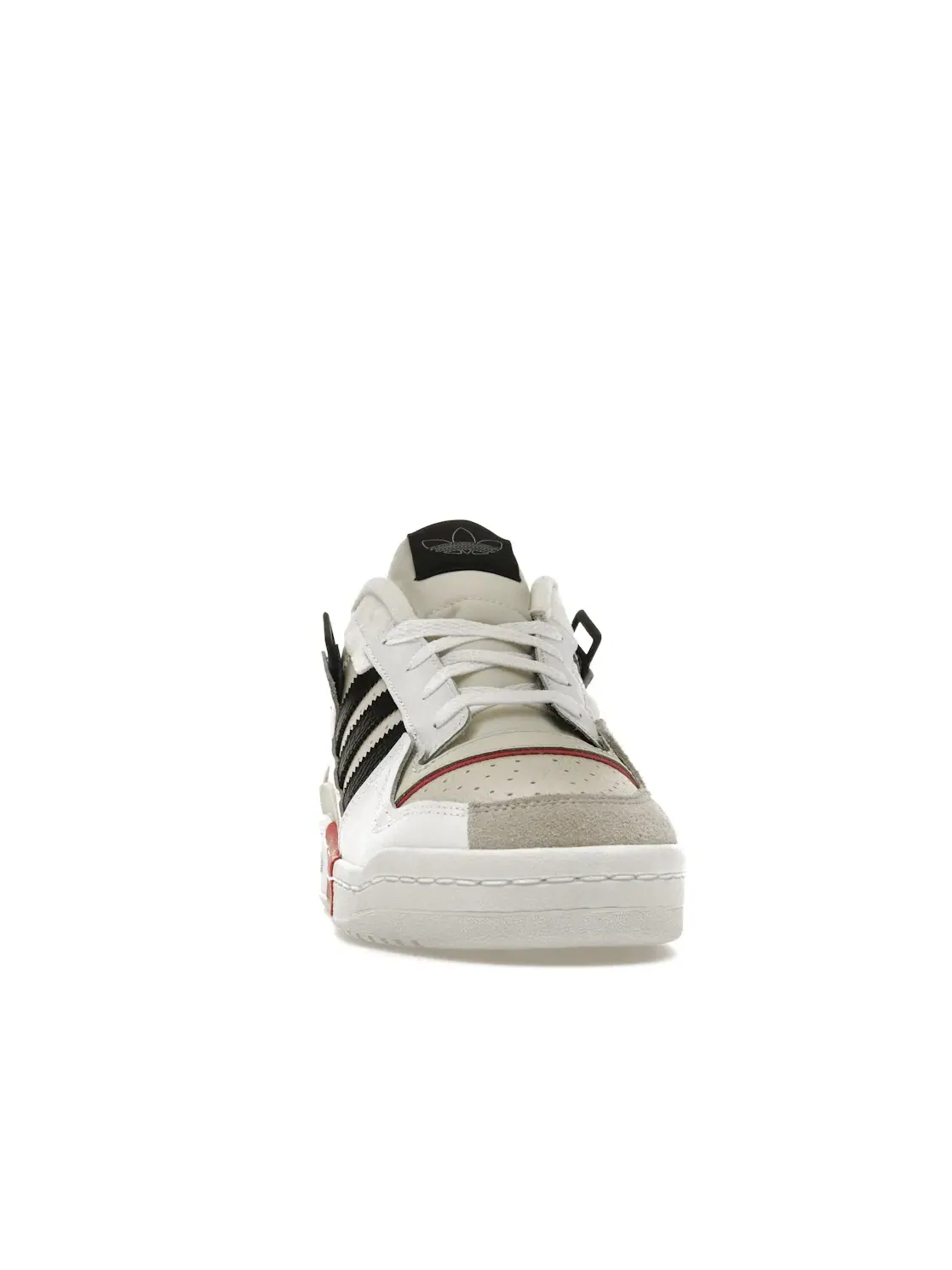 Мужские кроссовки повседневные Adidas Forum Exhibit Low — изображение 2 из 4, белый черный красный