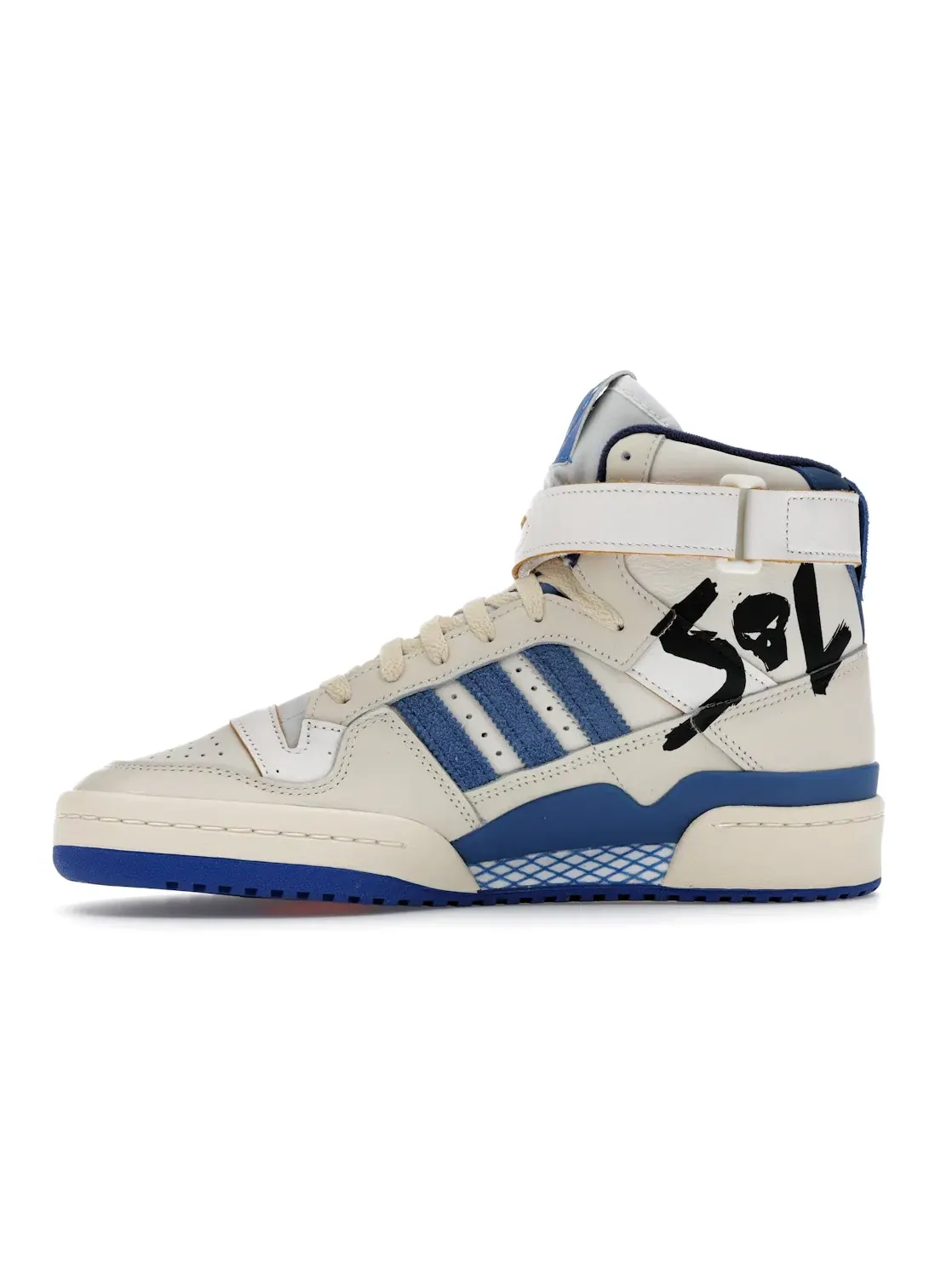 Мужские кроссовки Lifestyle Adidas Forum Hi 84 — изображение 3 из 4, белый/белый/синий