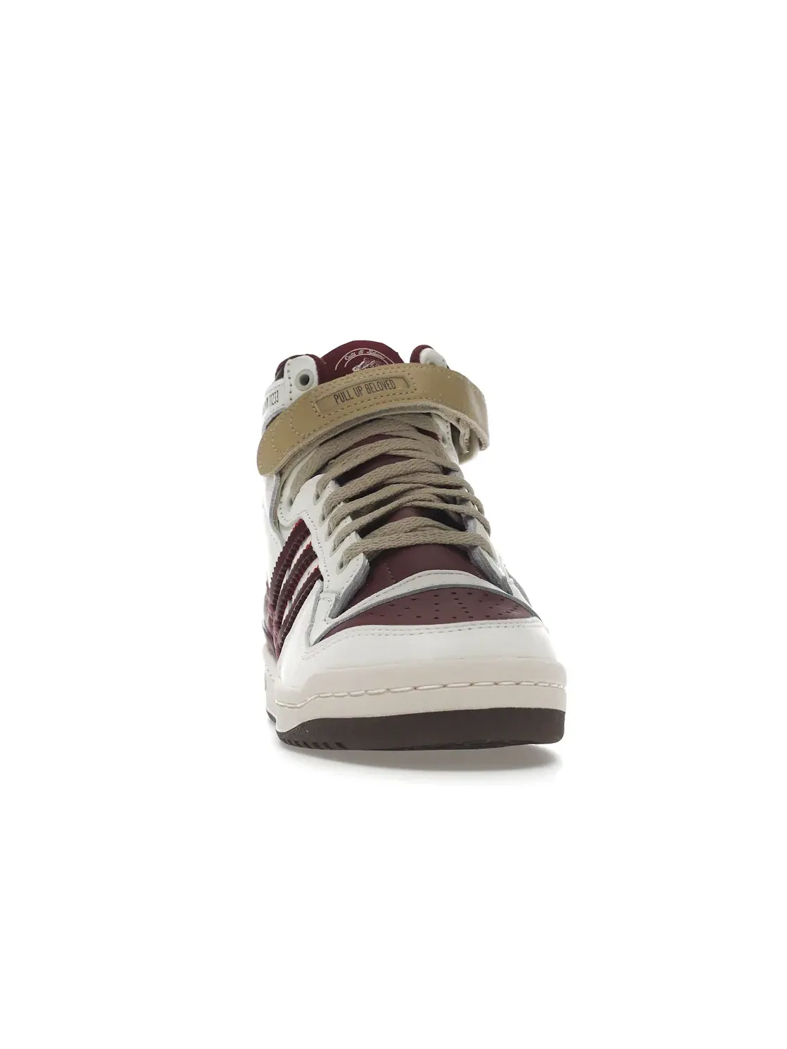 Мужские кроссовки Lifestyle Adidas Forum Hi — изображение 2 из 4, белый/красный/бежевый