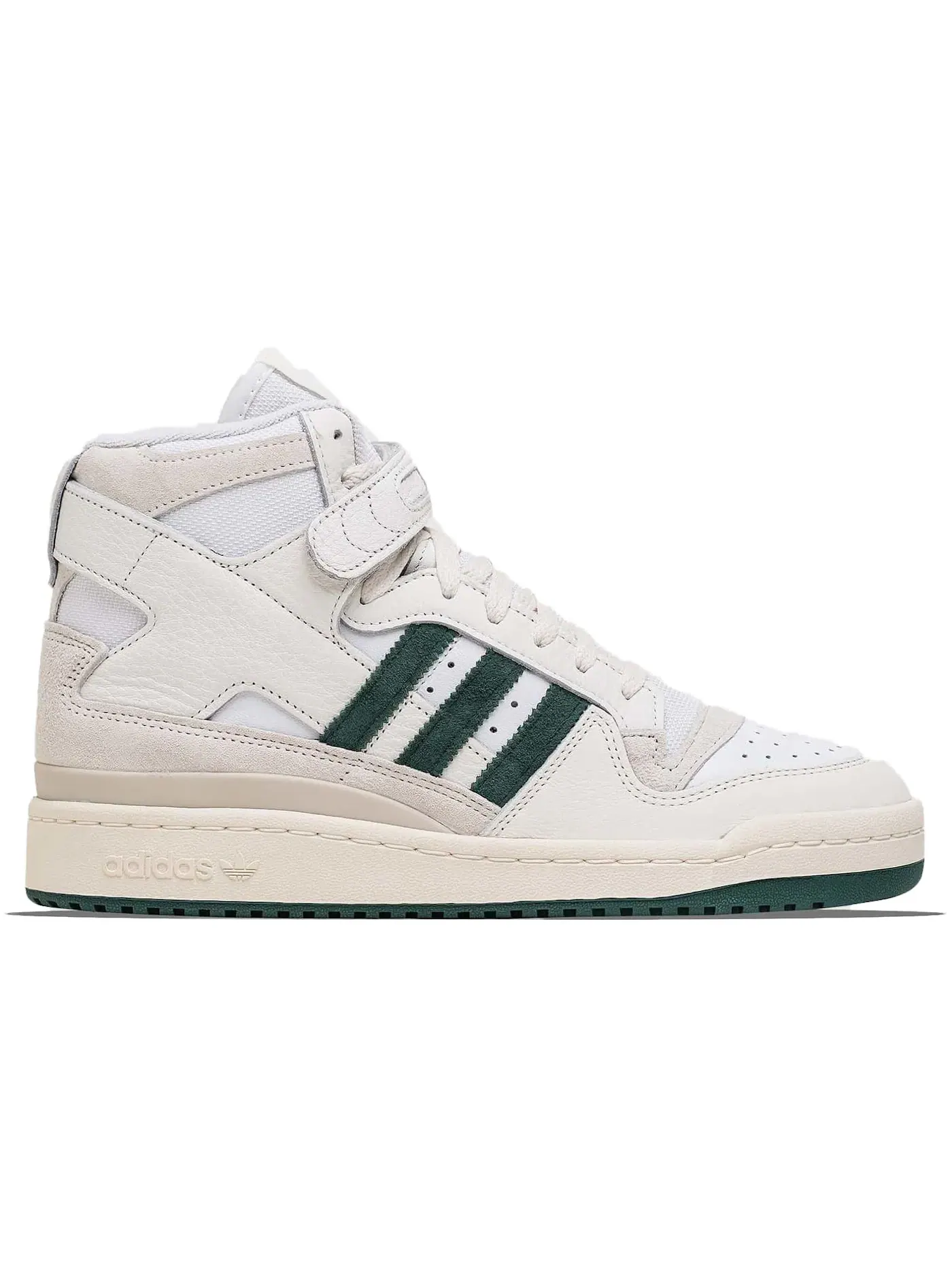 Мужские кроссовки Lifestyle Adidas Forum Hi — изображение 1 из 1, белый/зеленый