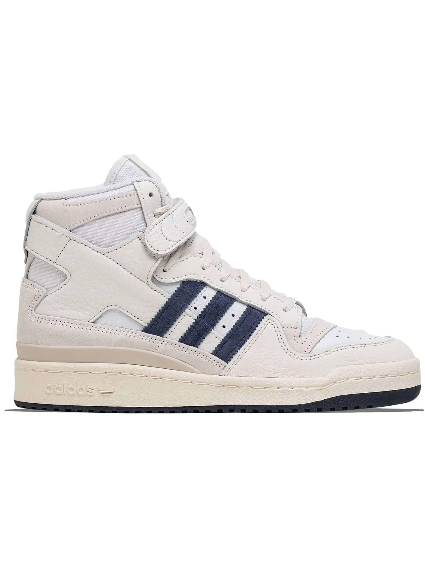 Мужские кроссовки Lifestyle Adidas Forum Hi — изображение 1 из 1, белый/темно-синий