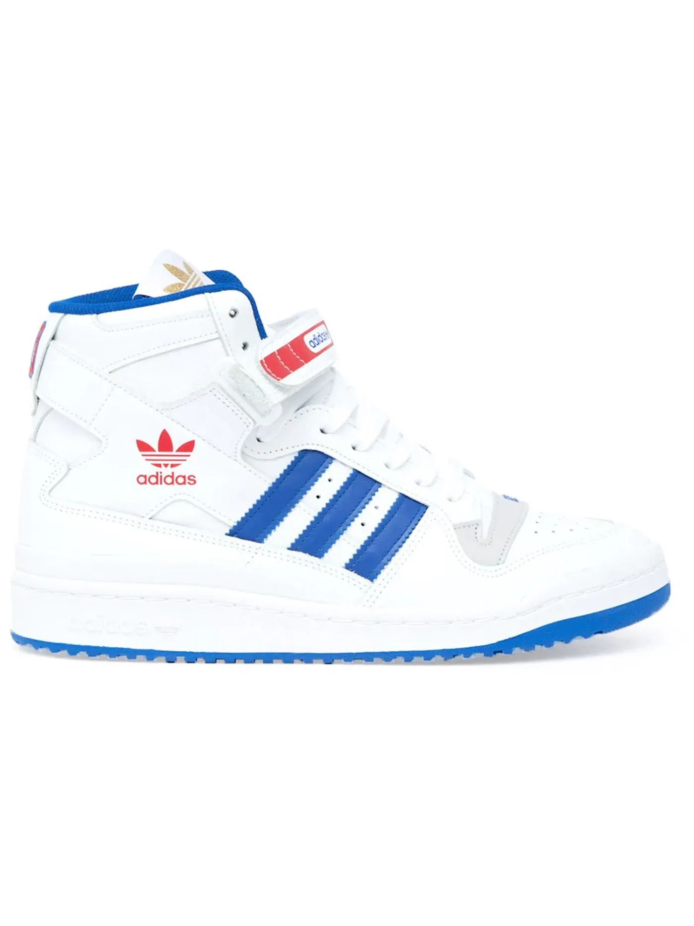 Мужские кроссовки Lifestyle Adidas Forum Hi — изображение 1 из 2, белый/синий-красный