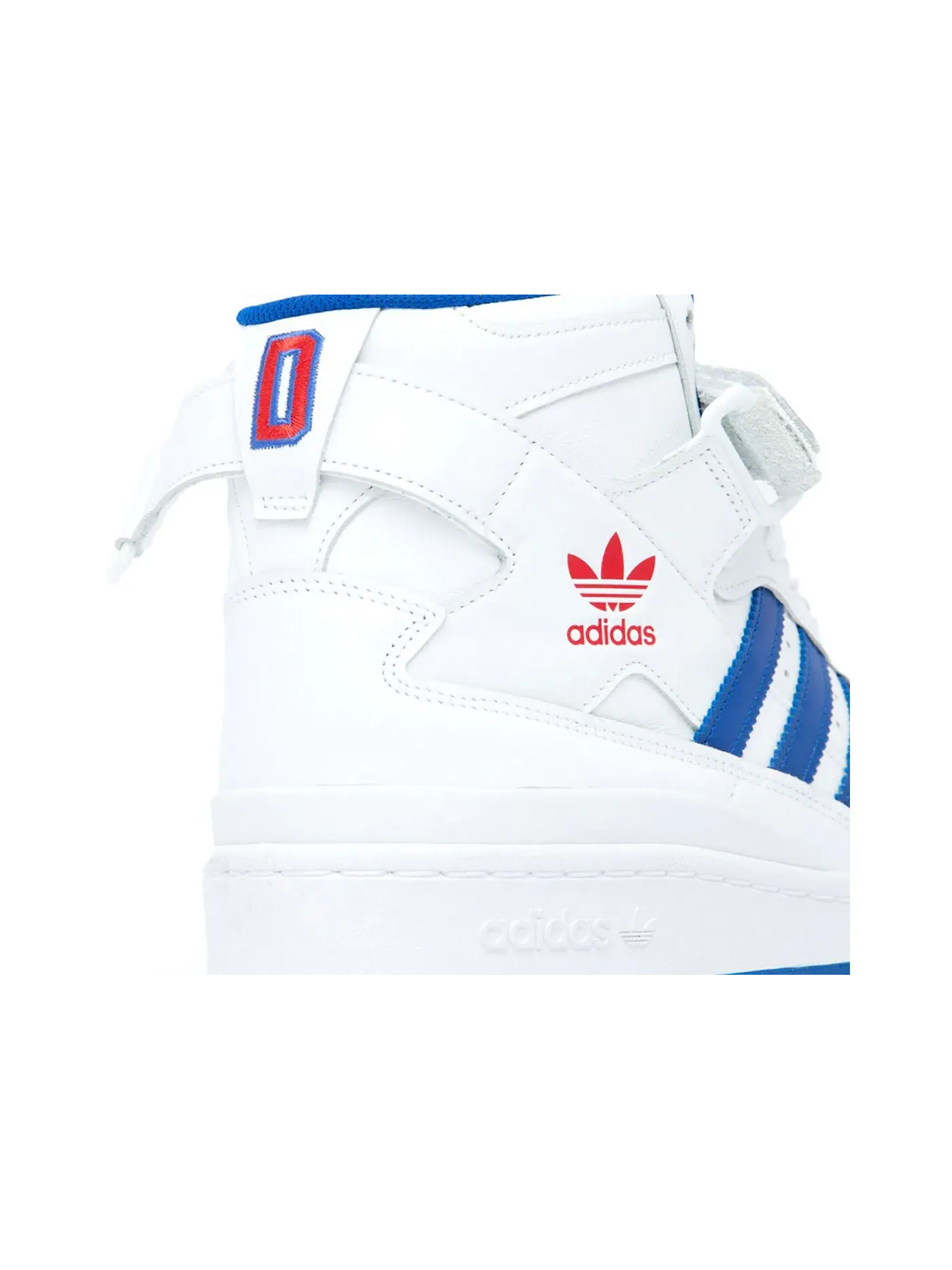Мужские кроссовки Lifestyle Adidas Forum Hi — изображение 2 из 2, белый/синий-красный