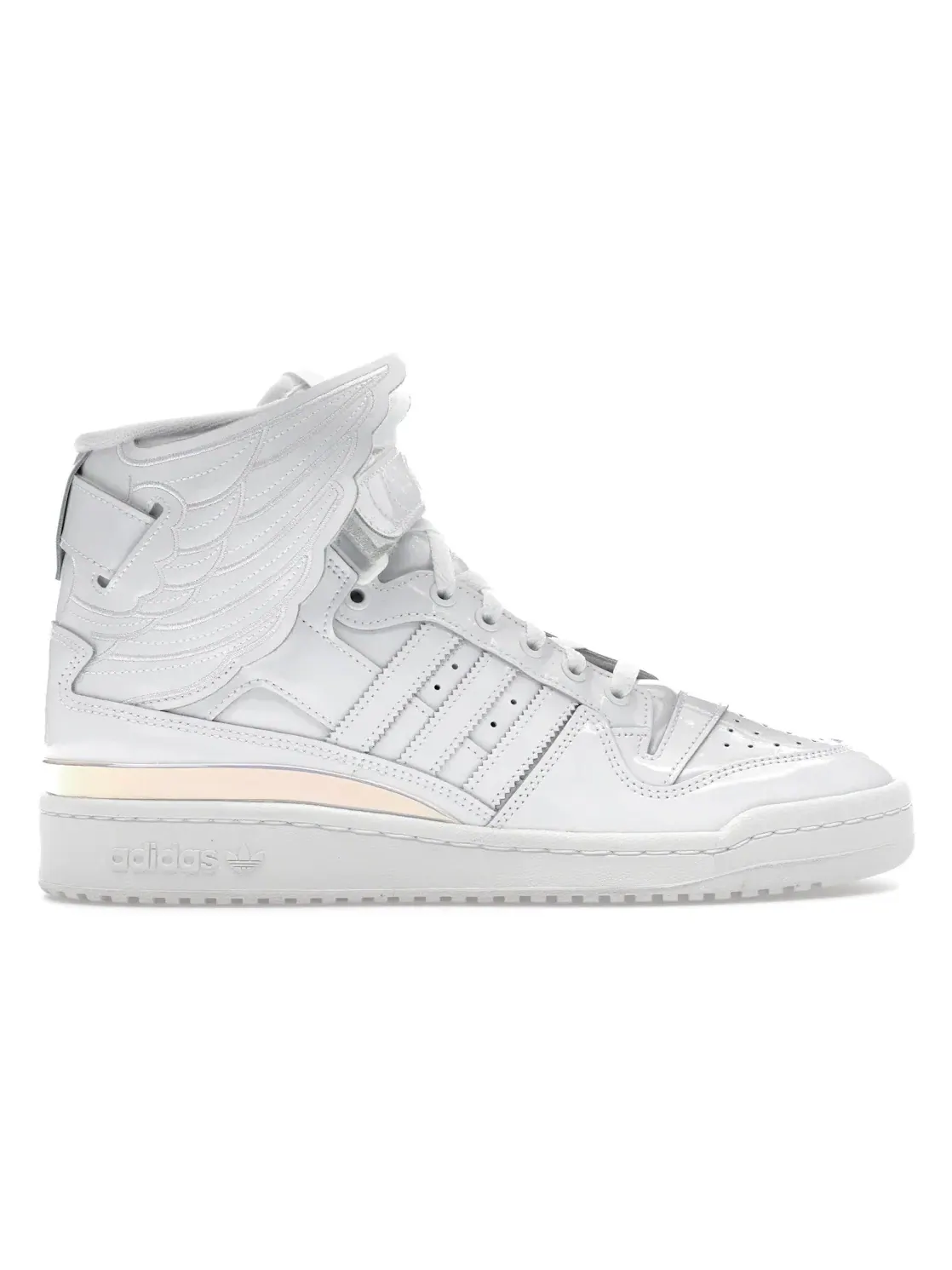 Мужские кроссовки Lifestyle Adidas Forum Hi Wings 4.0 — изображение 1 из 4, белый/белый/черный