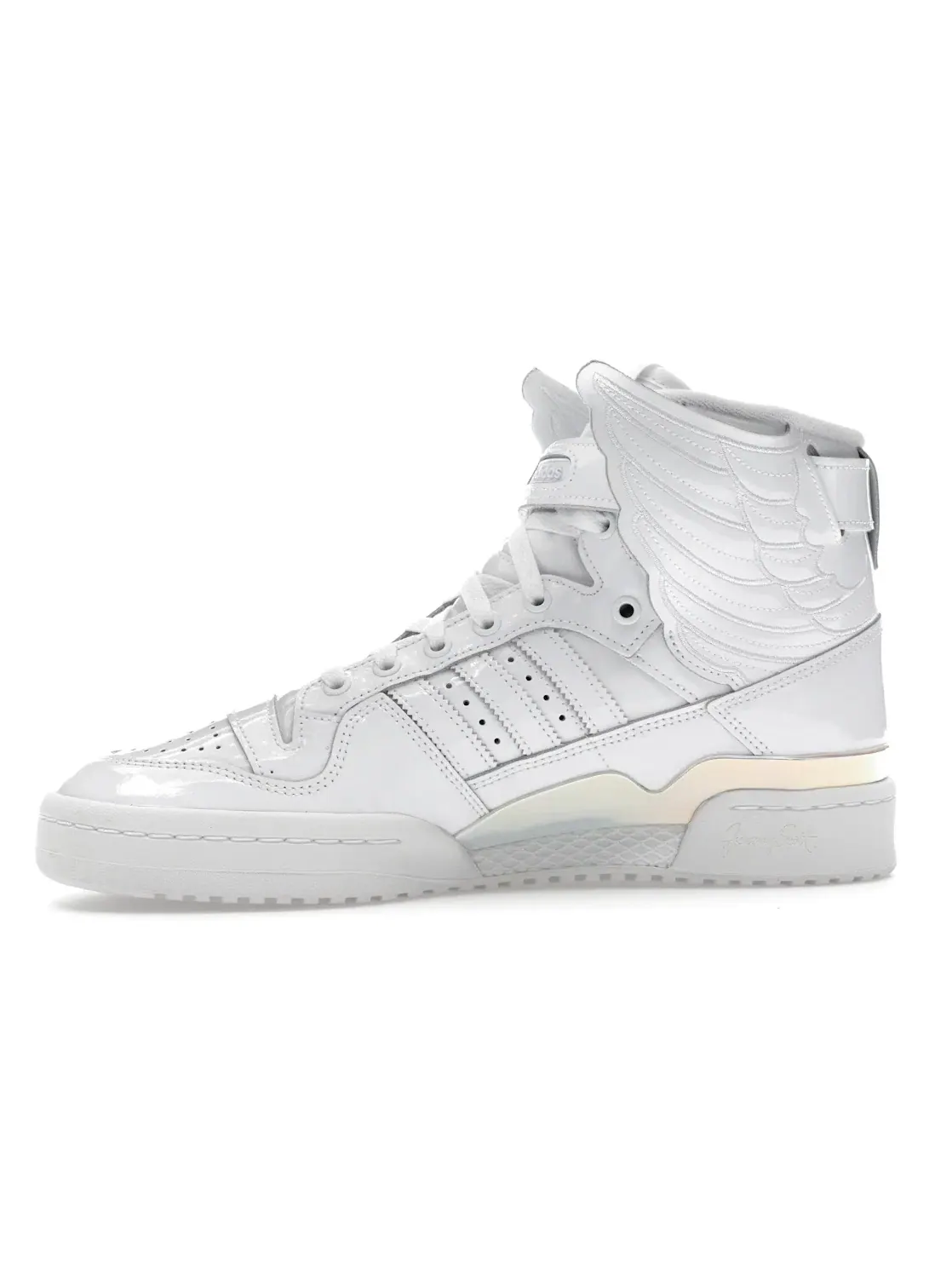 Мужские кроссовки Lifestyle Adidas Forum Hi Wings 4.0 — изображение 3 из 4, белый/белый/черный