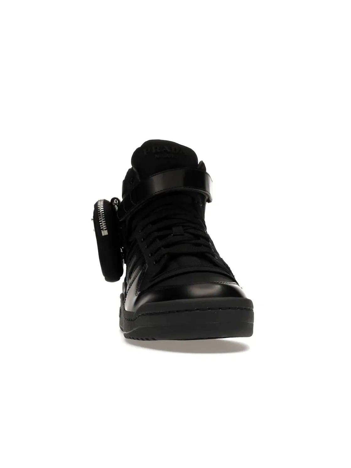 Мужские кроссовки Lifestyle Adidas Forum High — изображение 2 из 4, черный/черный