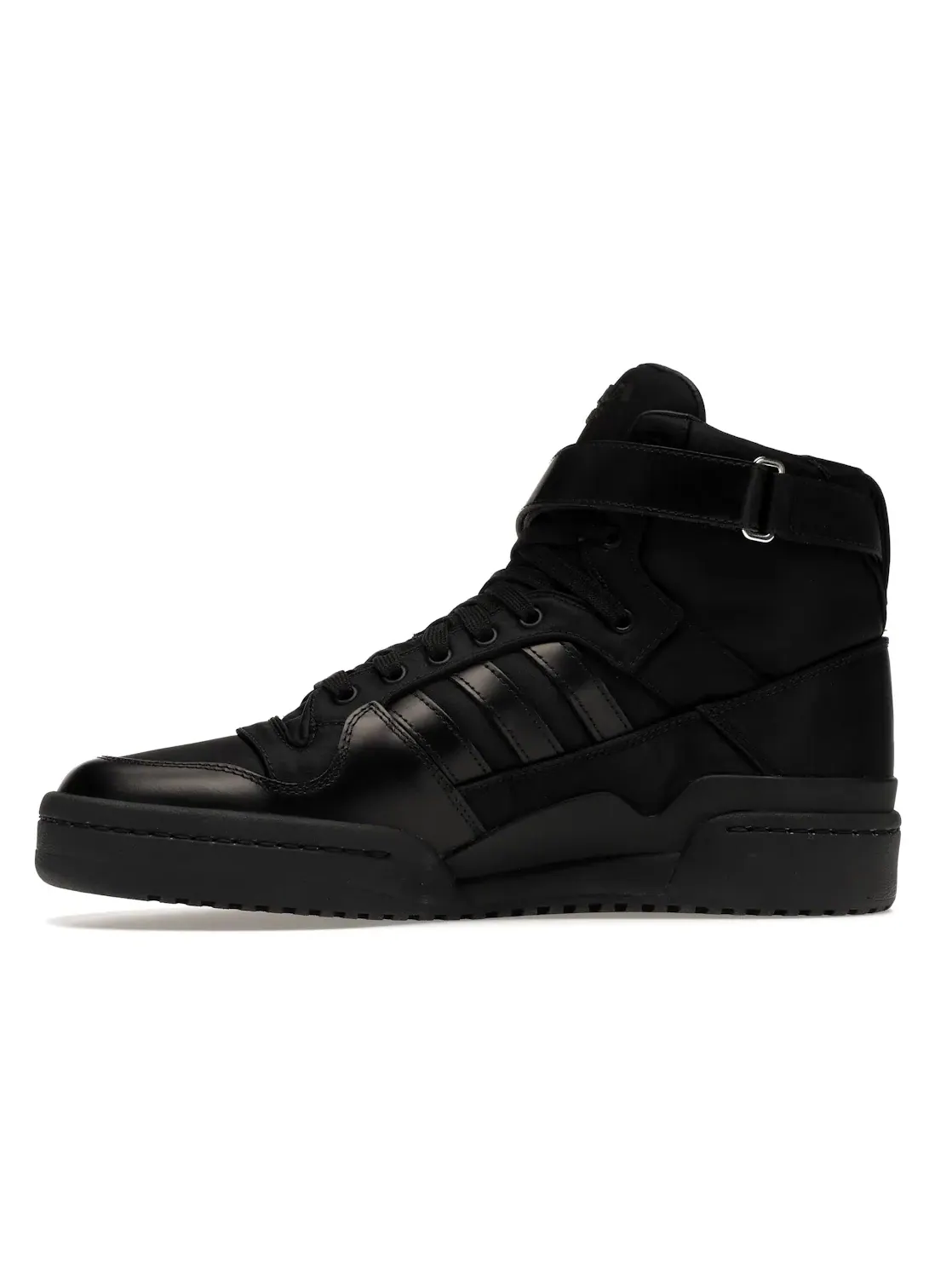 Мужские кроссовки Lifestyle Adidas Forum High — изображение 3 из 4, черный/черный
