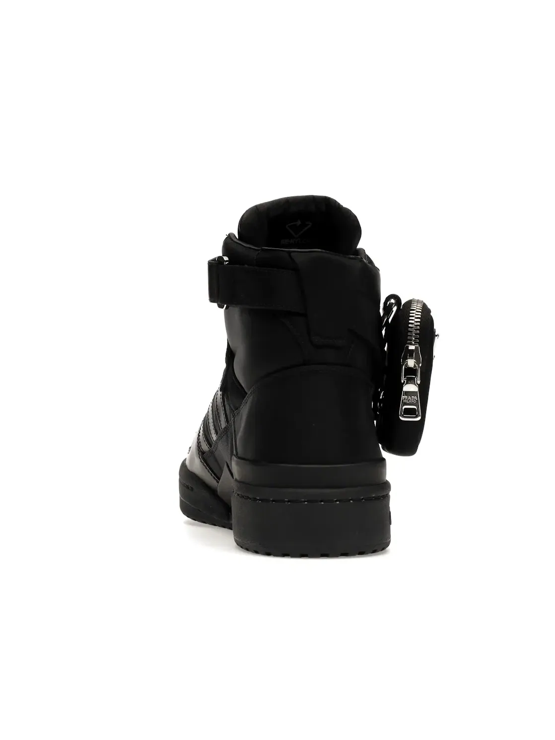 Мужские кроссовки Lifestyle Adidas Forum High — изображение 4 из 4, черный/черный